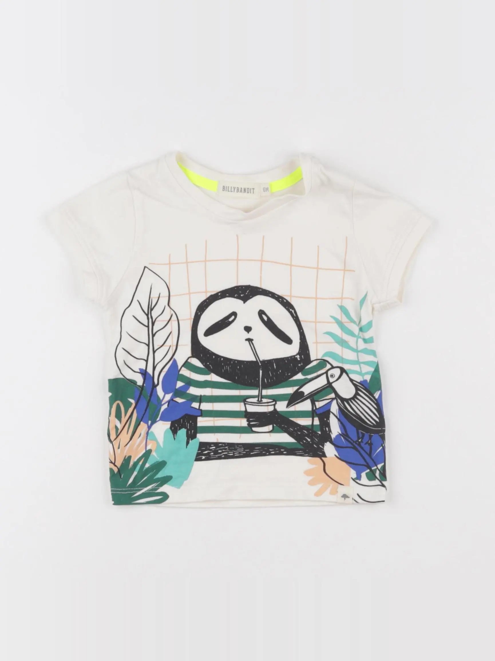 Billy Bandit - tee-shirt multicolore - 6 mois