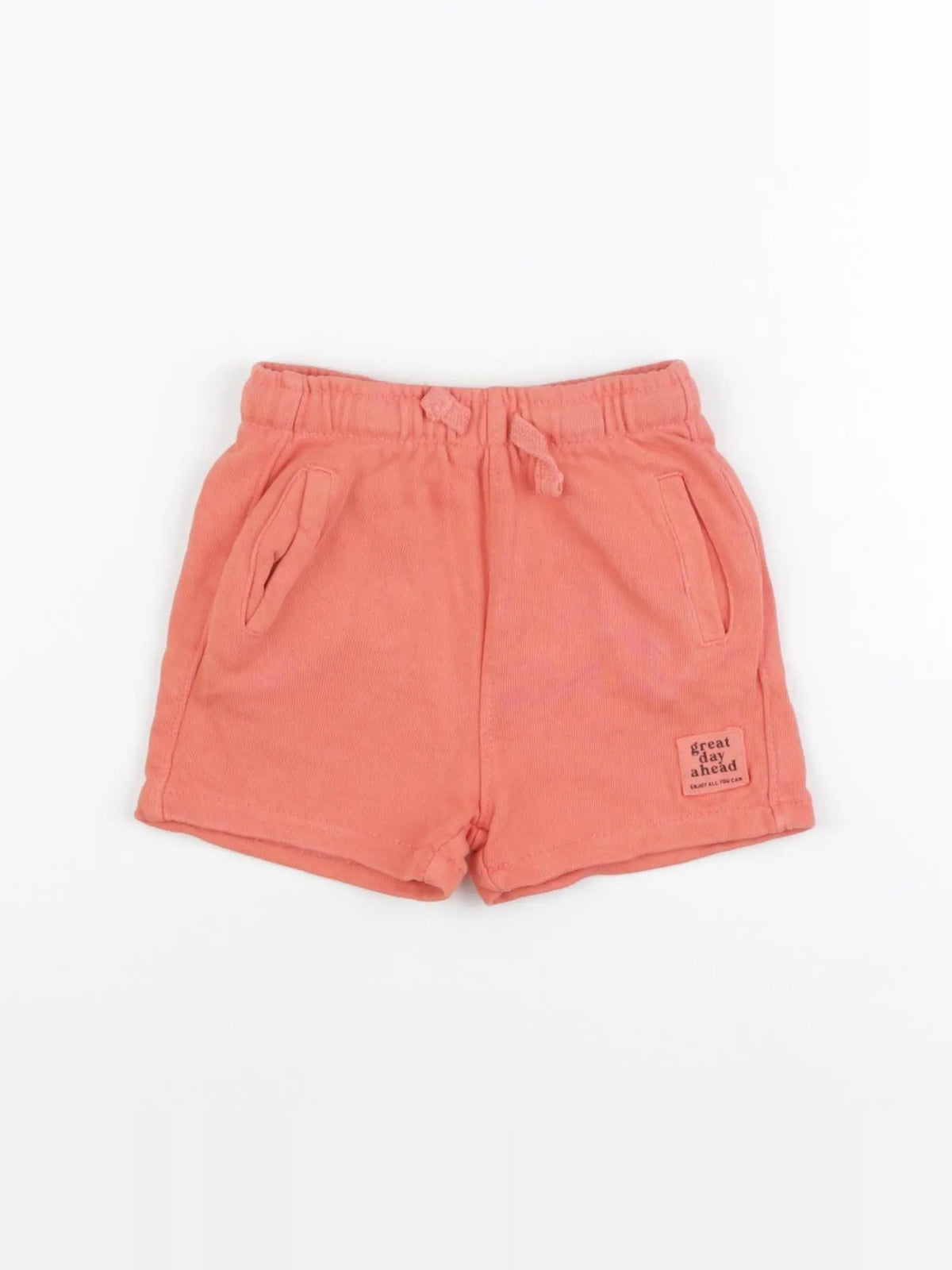Zara - short orange - 1 an à 2 ans