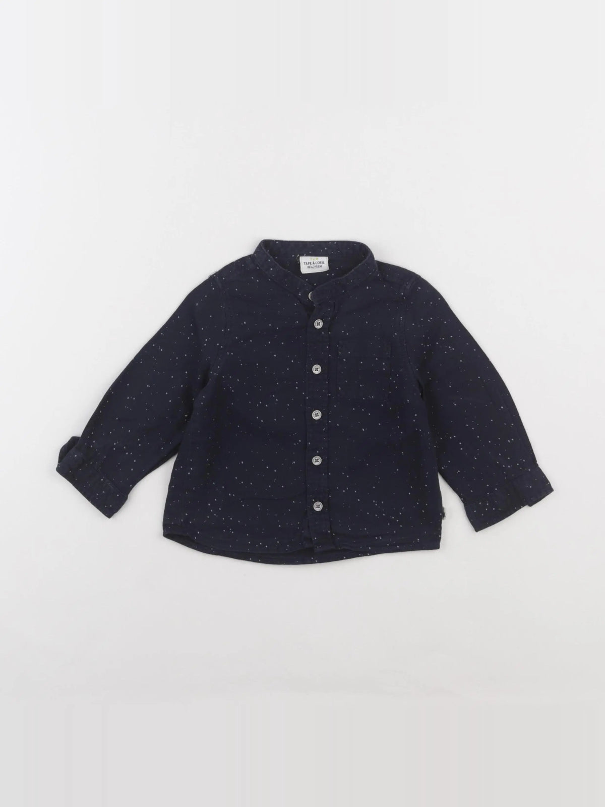 Tape à l'oeil - chemise bleu - 18 mois