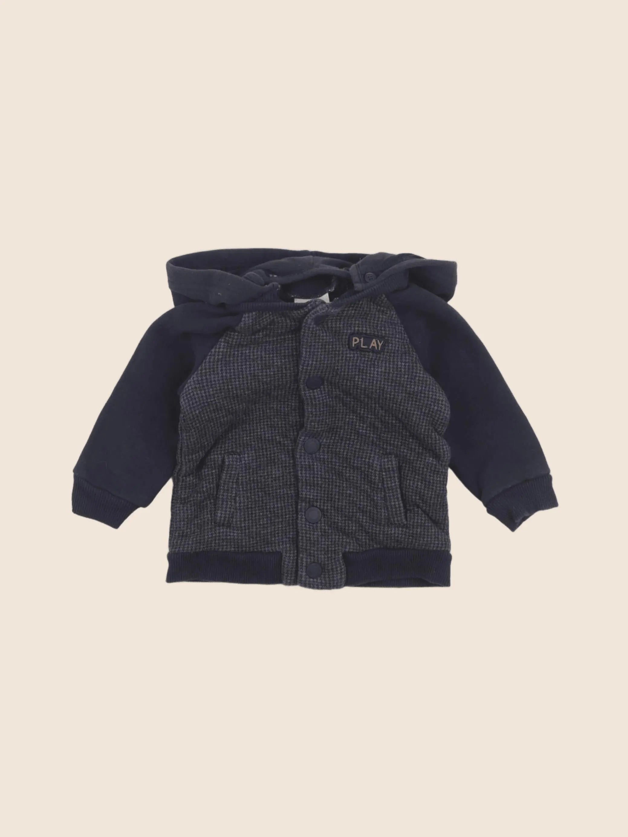 Tape à l'oeil - sweat bleu - 6 mois