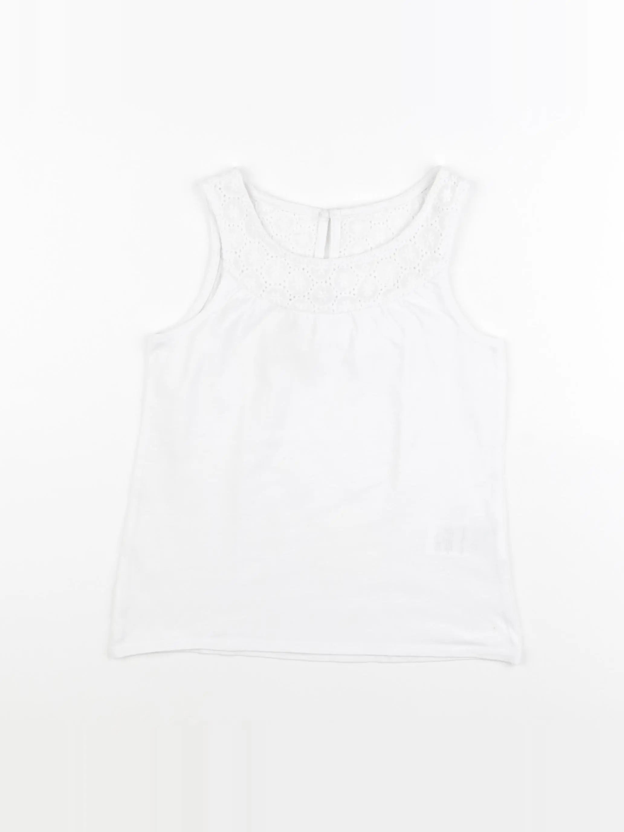 Vertbaudet - débardeur blanc - 8 ans