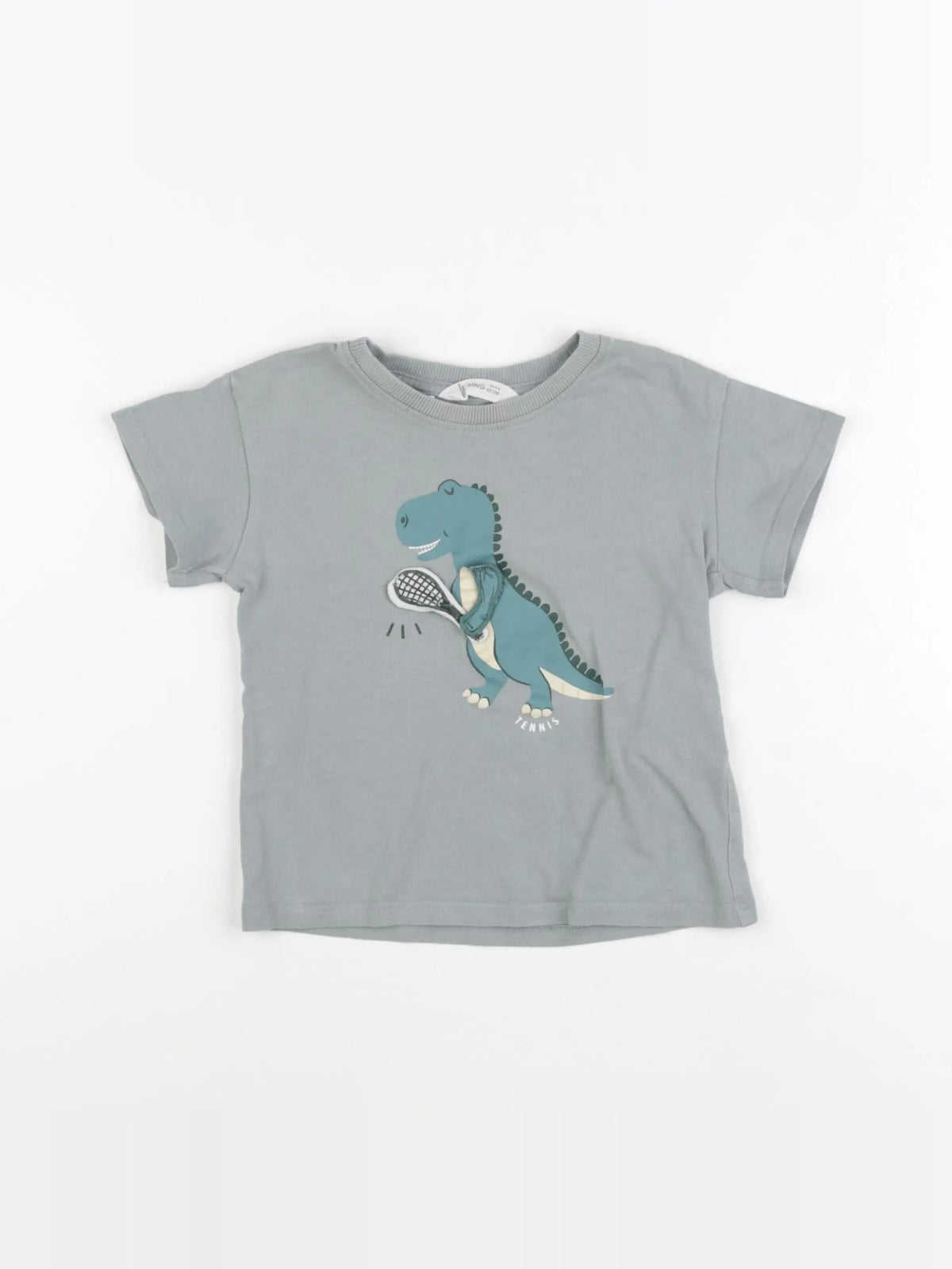 Mango - tee-shirt gris - 18/24 mois