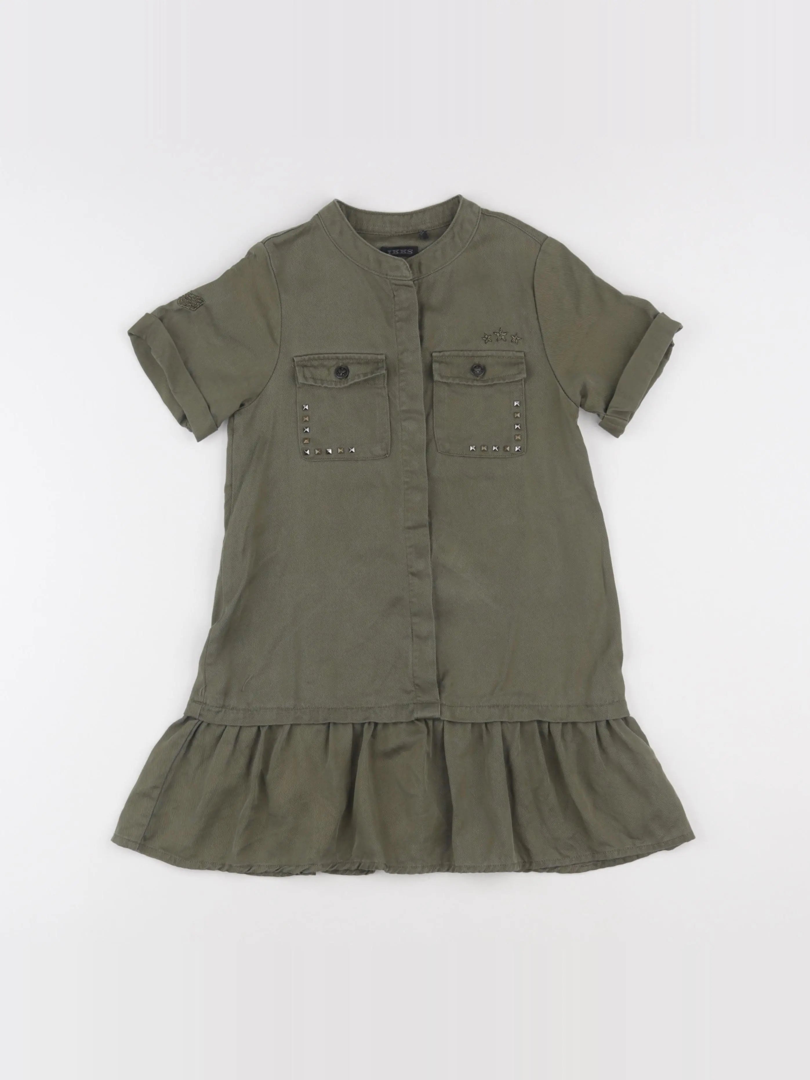 IKKS - robe vert - 5 ans