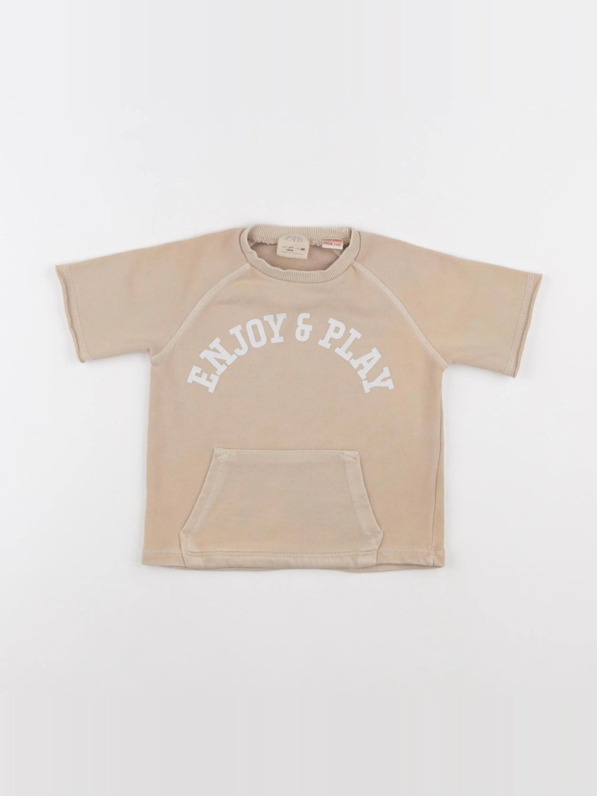 Zara - sweat beige - 1 an à 2 ans