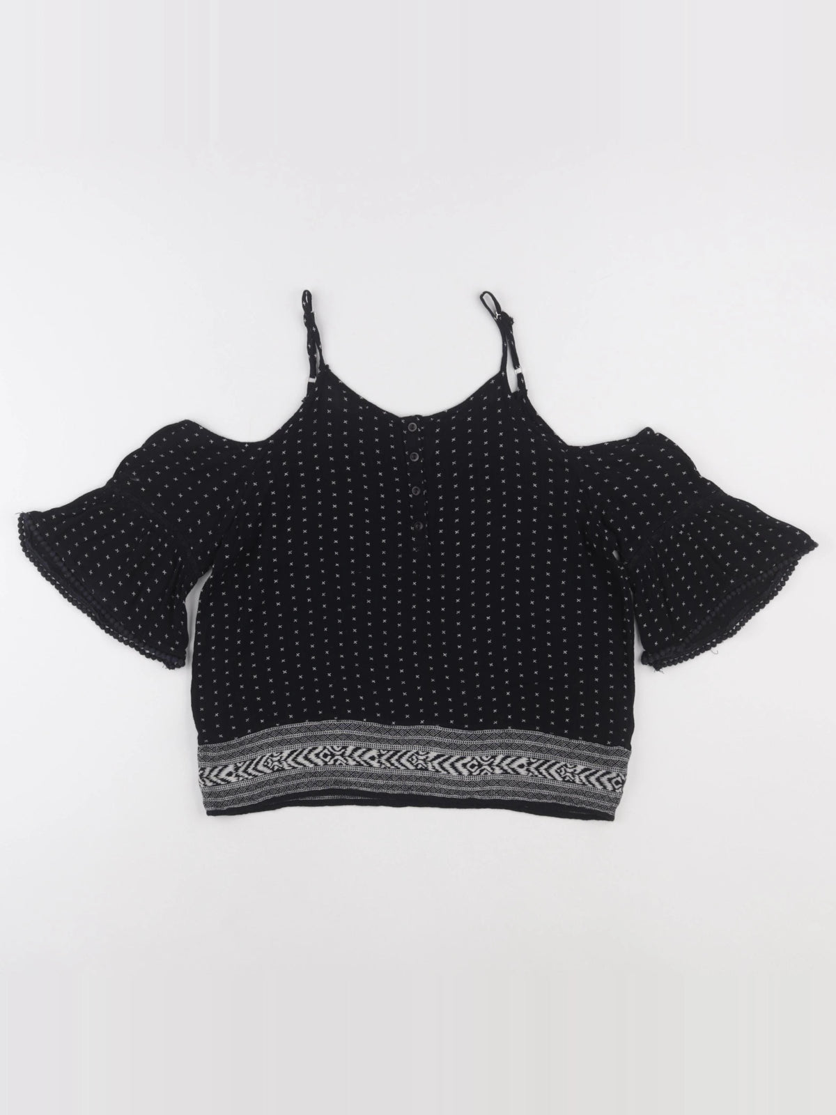 IKKS - blouse noir - 14 ans