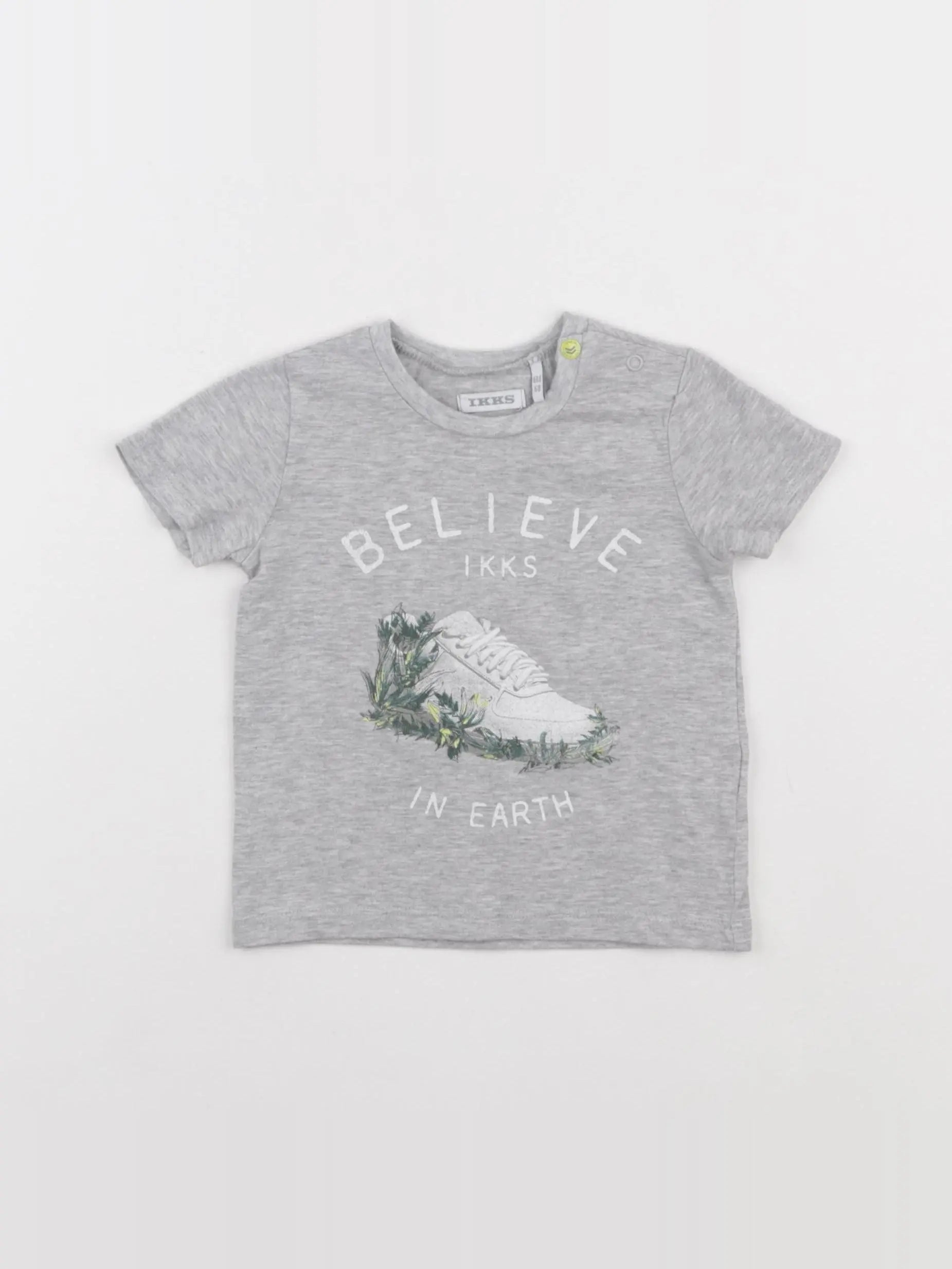 IKKS - tee-shirt gris - 6 mois