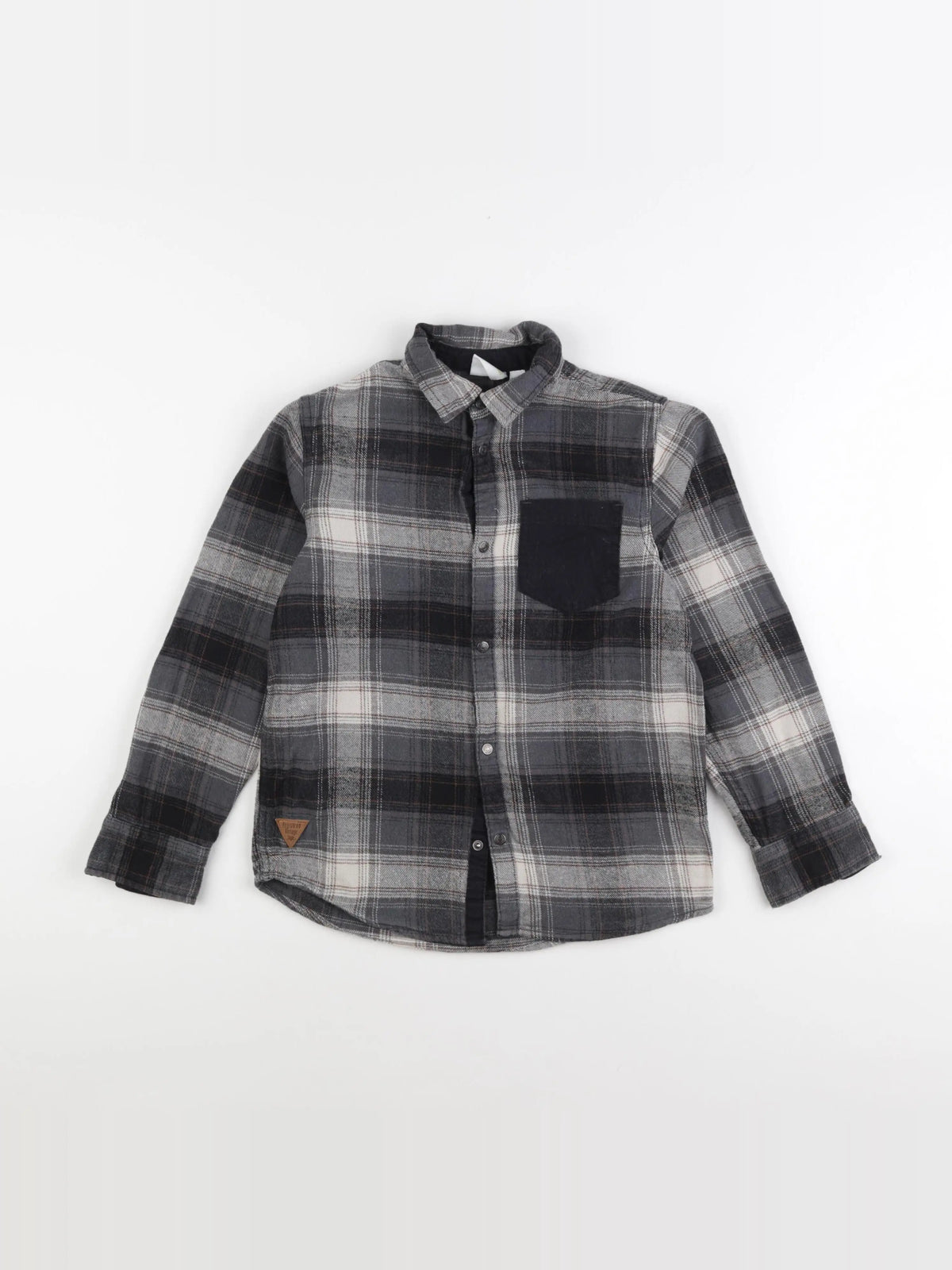 Vertbaudet - chemise noir - 10 ans