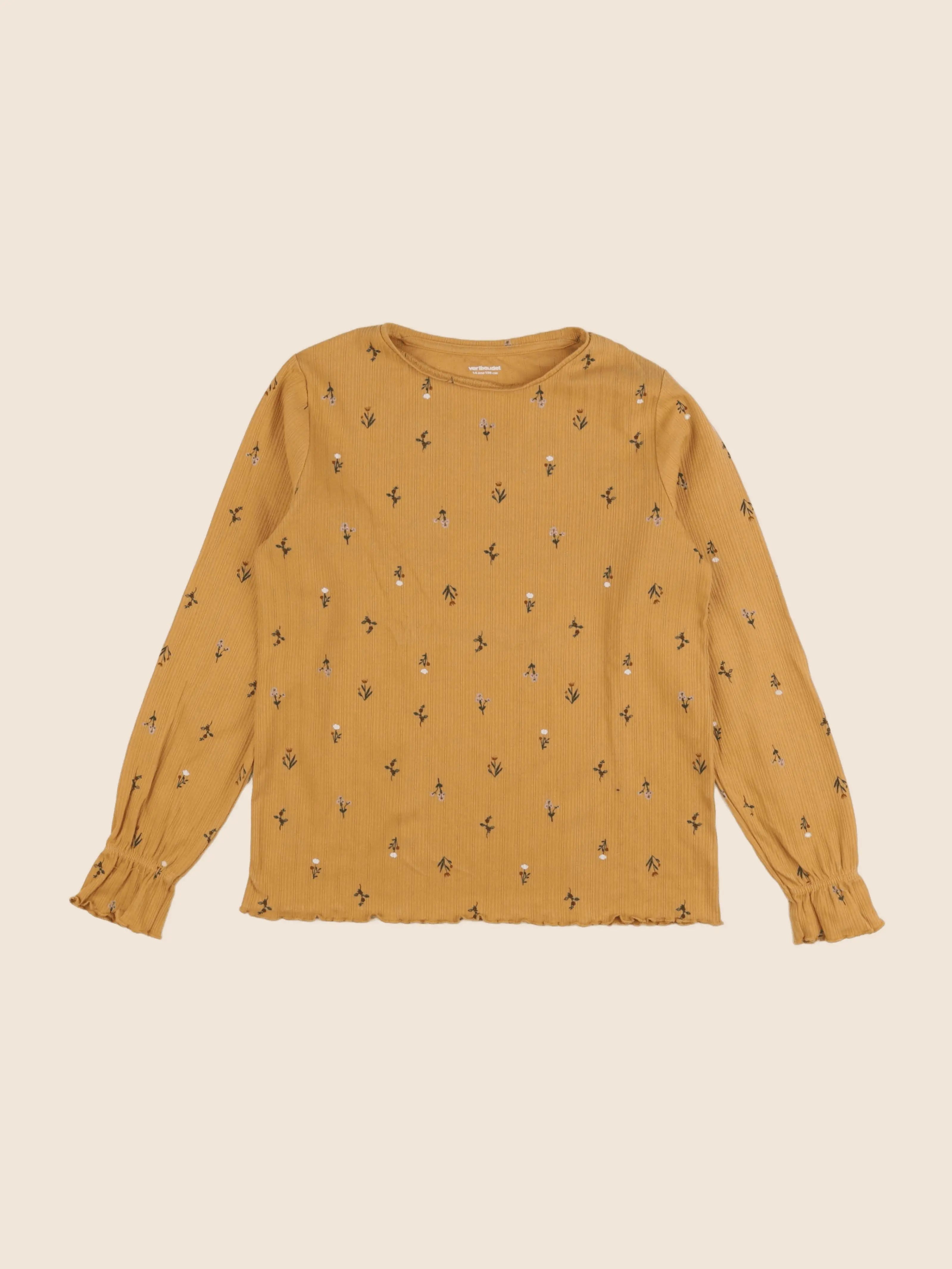 Vertbaudet - tee-shirt jaune - 14 ans