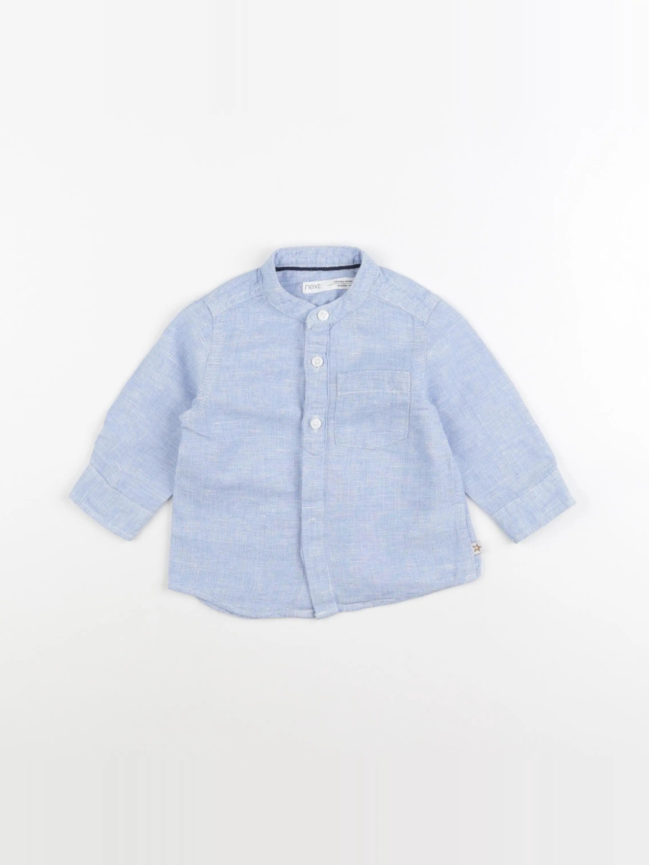 Next - chemise bleu - 24 mois