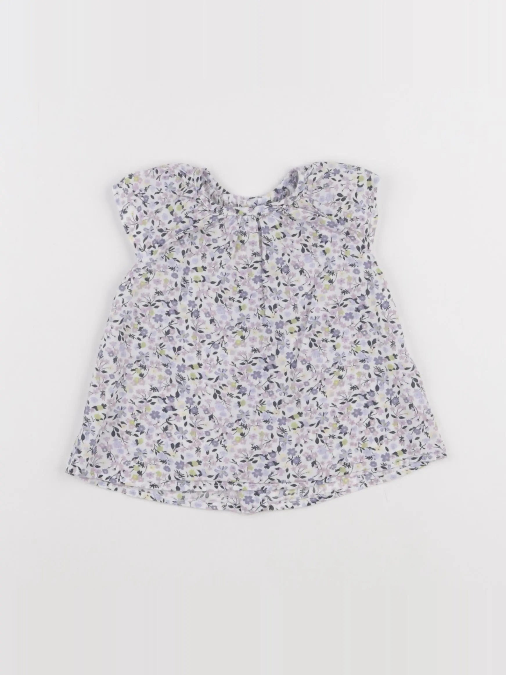 Boutchou - blouse bleu - 6 mois