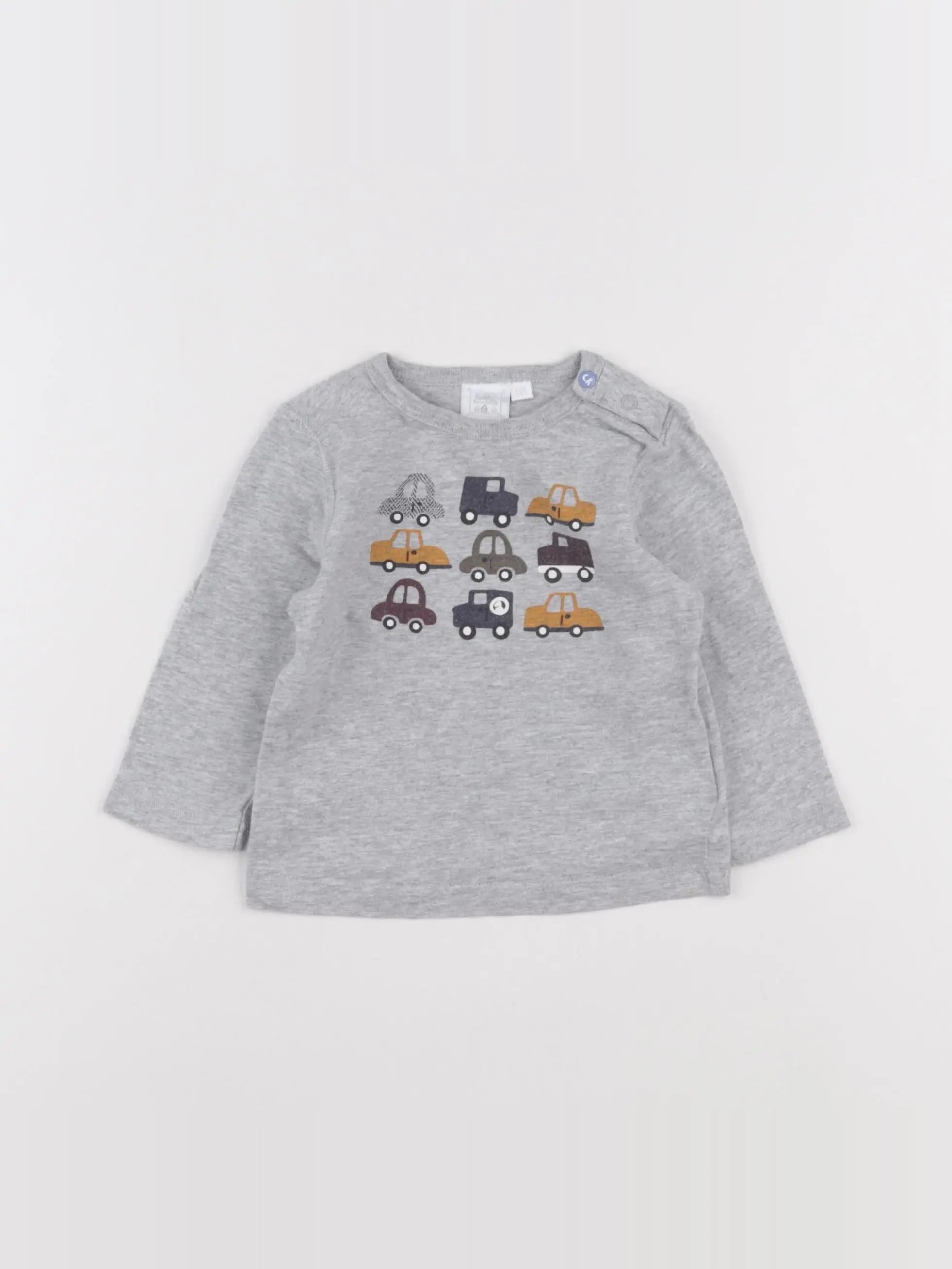 Cadet Rousselle - tee-shirt gris - 6 mois