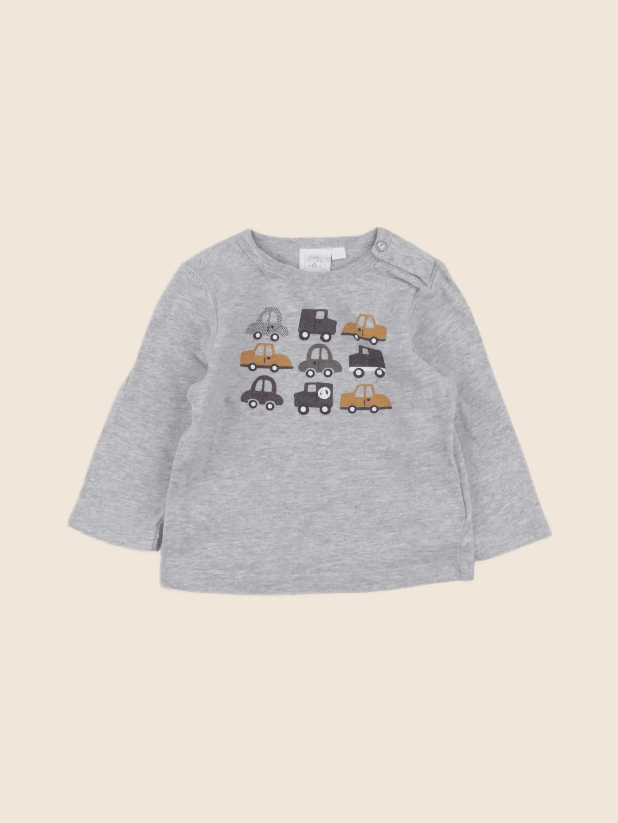 Cadet Rousselle - tee-shirt gris - 6 mois