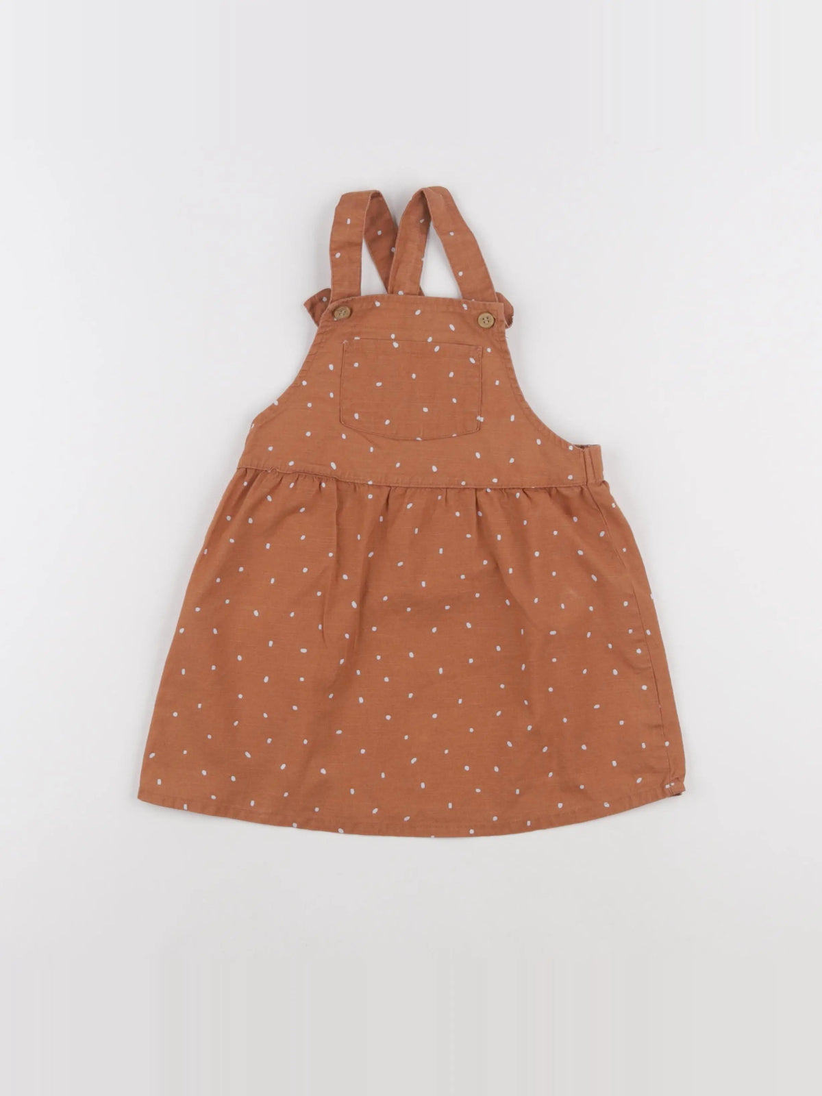 H&M - robe marron - 2 ans