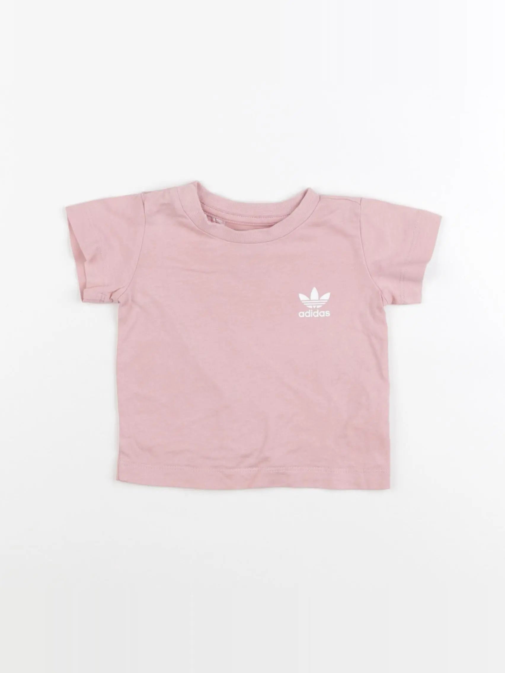 Adidas - tee-shirt rose - 0/3 mois