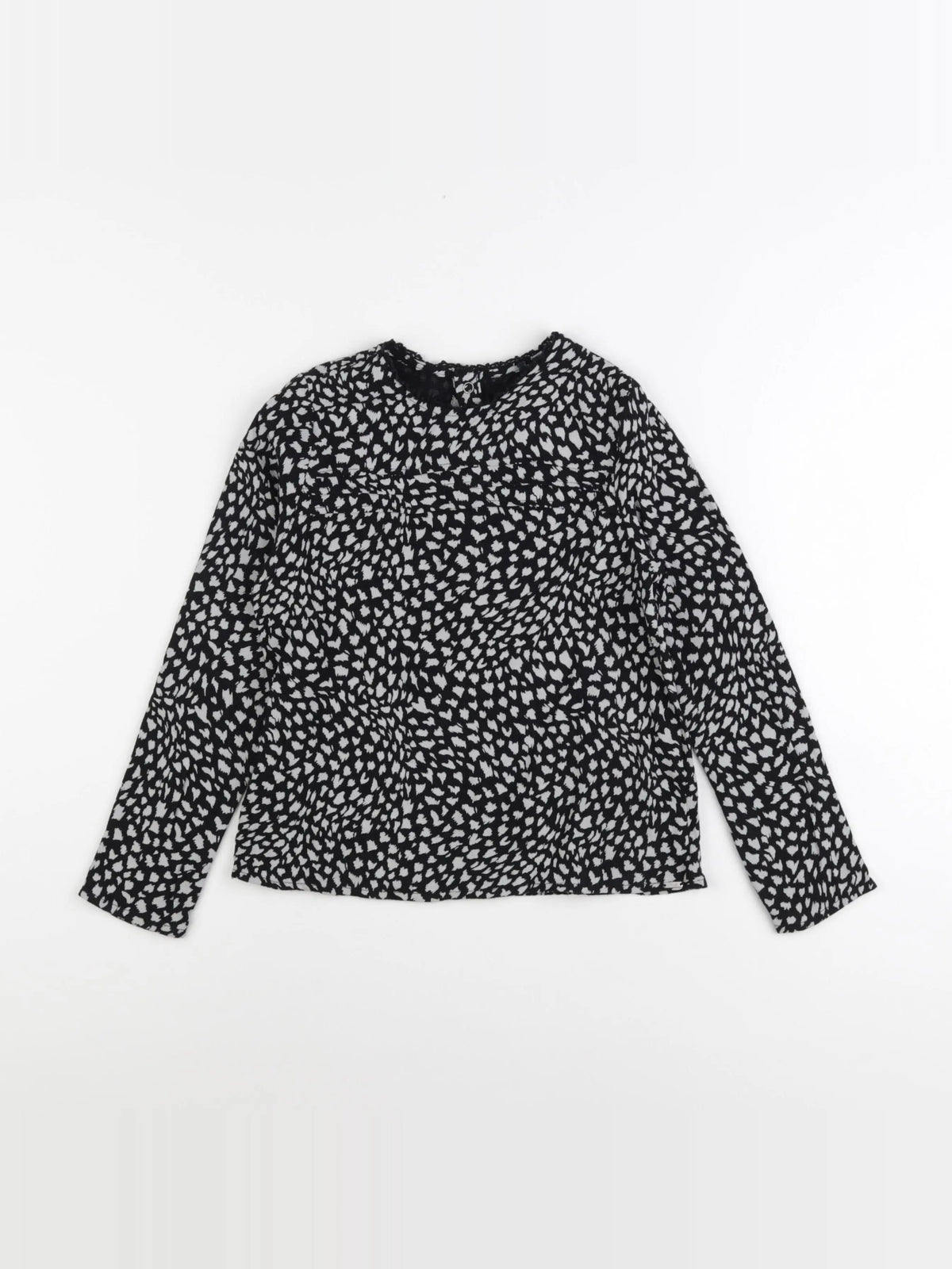 IKKS - blouse noir - 8 ans