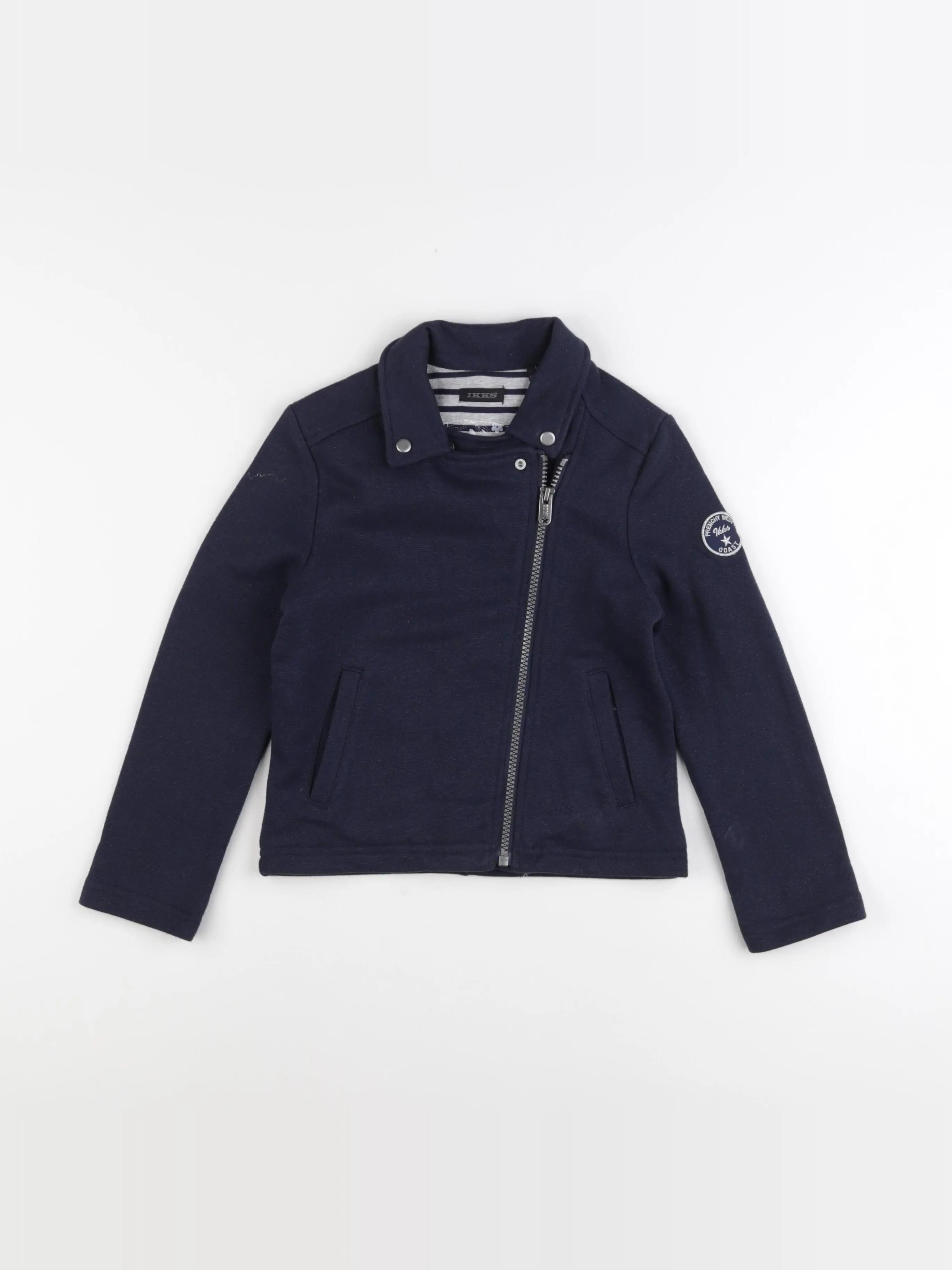 IKKS - veste bleu - 6 ans