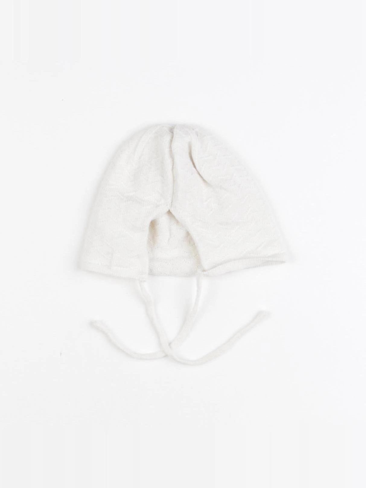 Zara - bonnet blanc - 3/6 mois