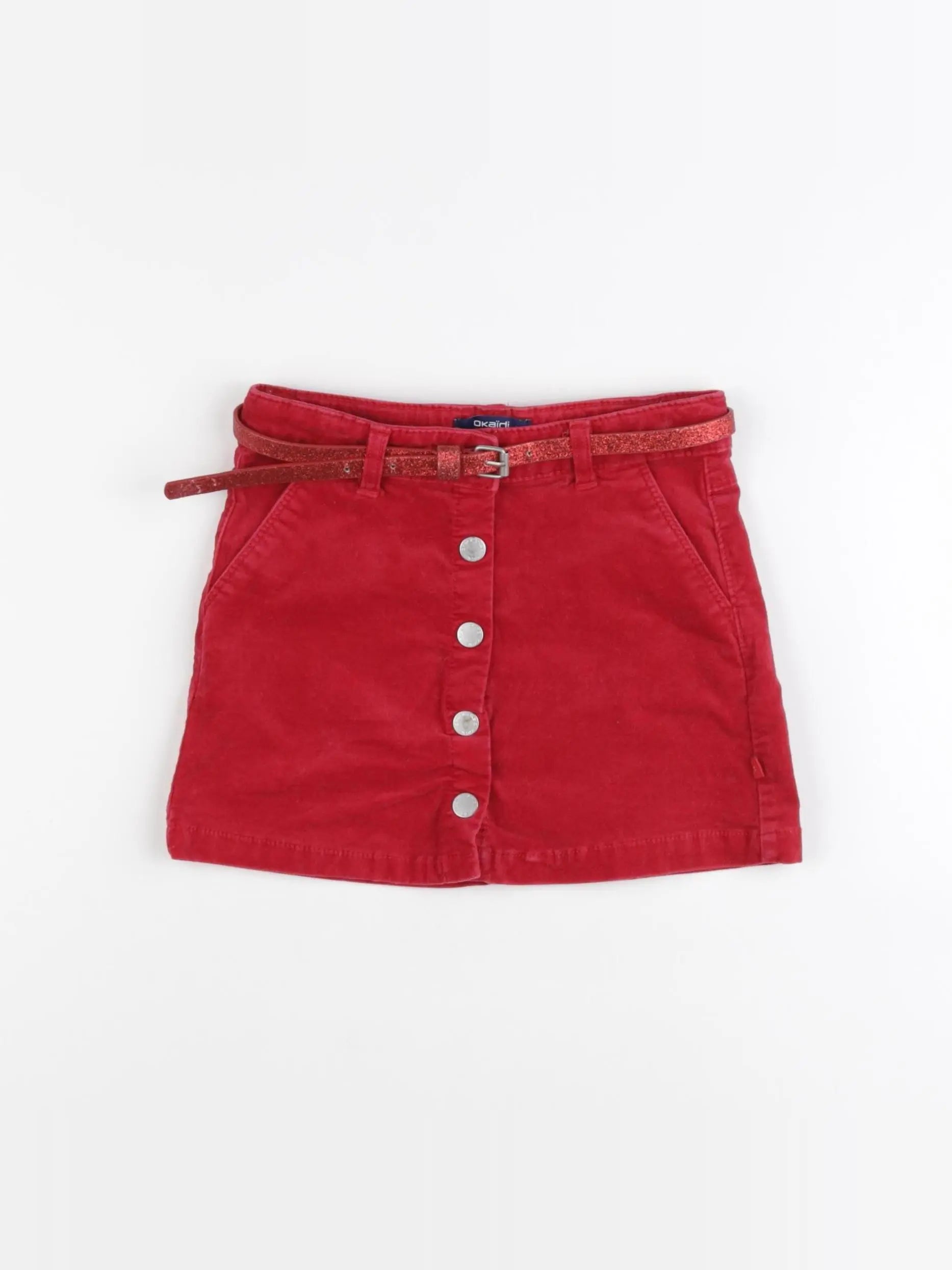 Okaidi - jupe rouge - 4 ans
