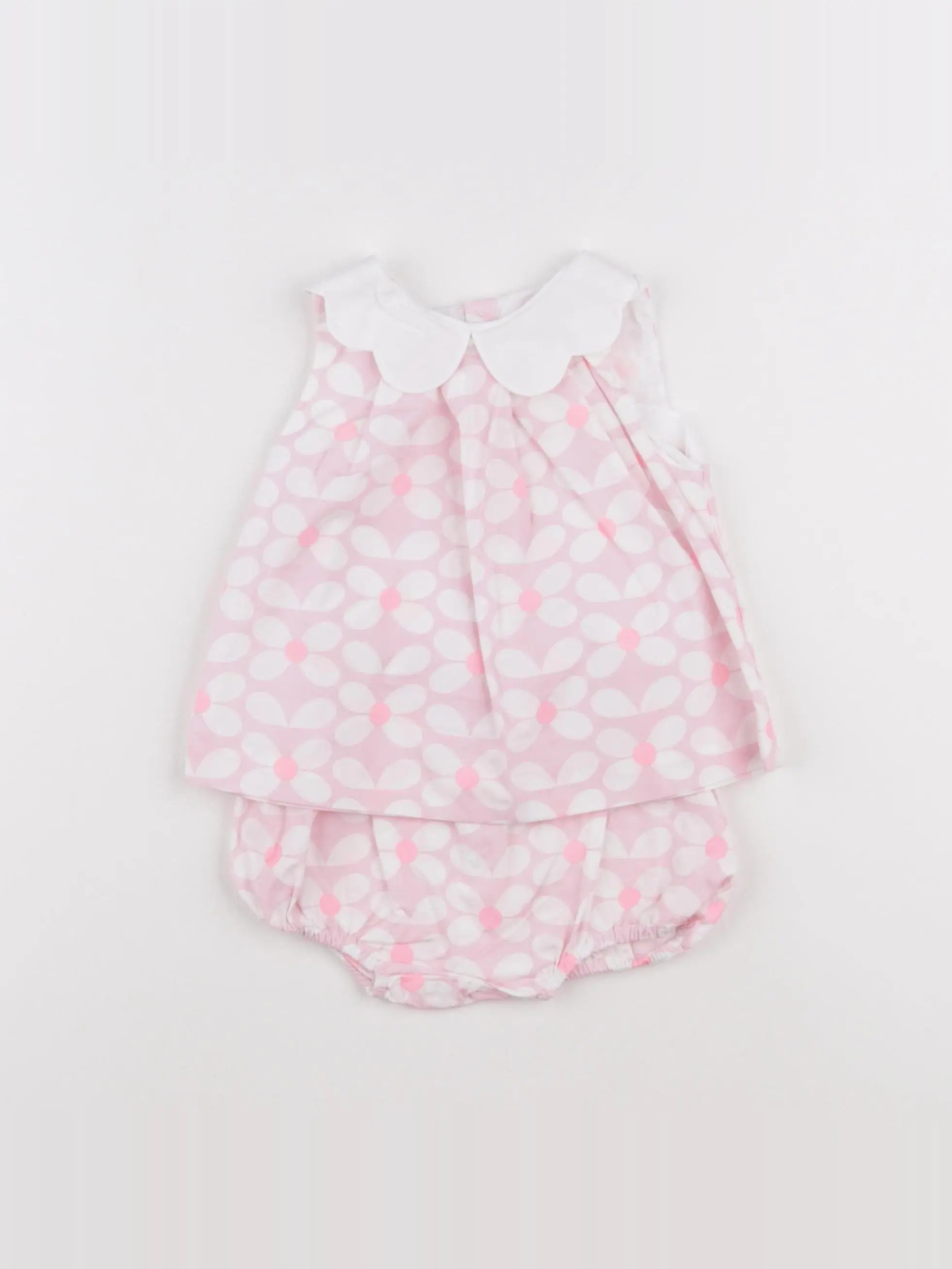 Jacadi - ensemble rose - 12 mois