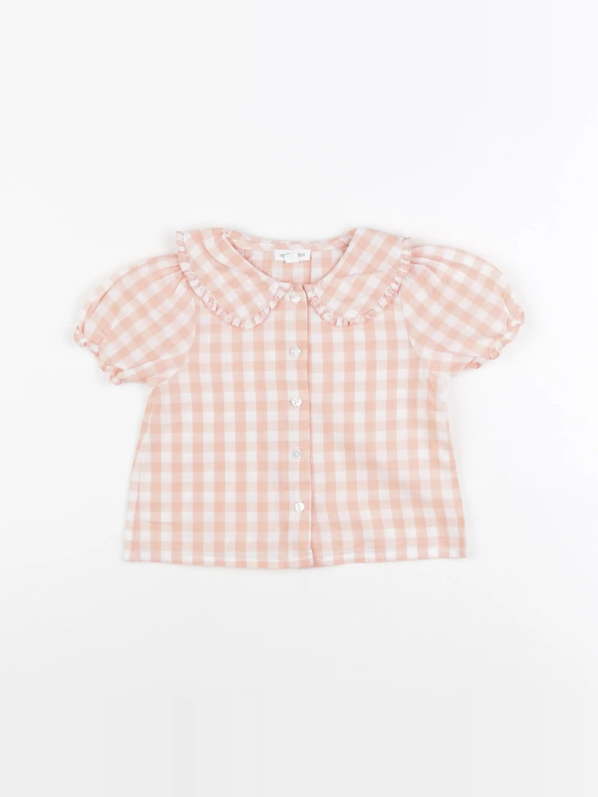 Vertbaudet - blouse rose - 12 mois