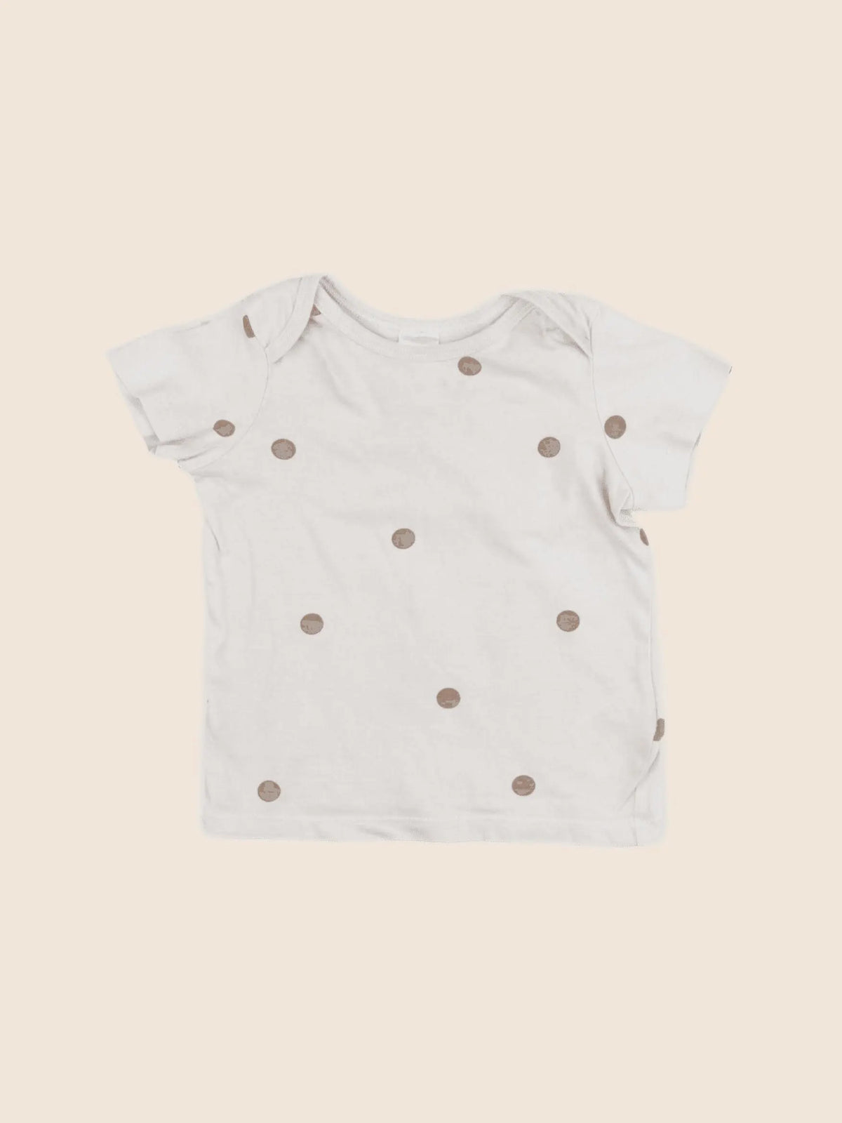 H&M - maillot de corps beige - 6/9 mois