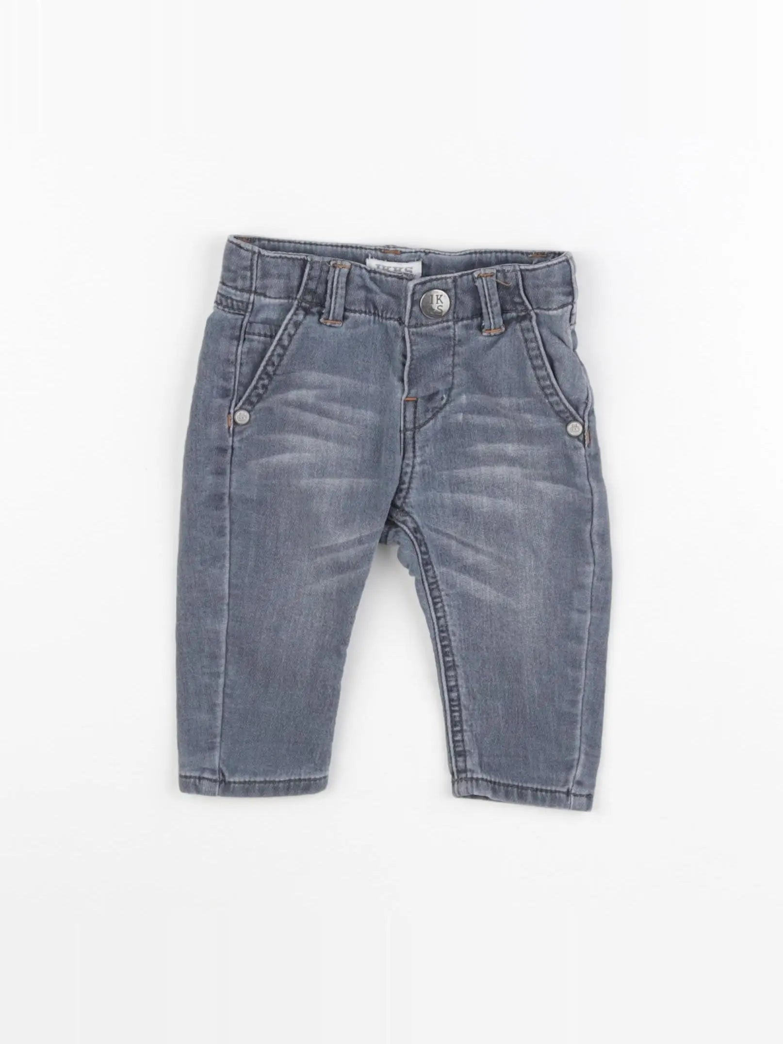 IKKS - jean gris - 3 mois