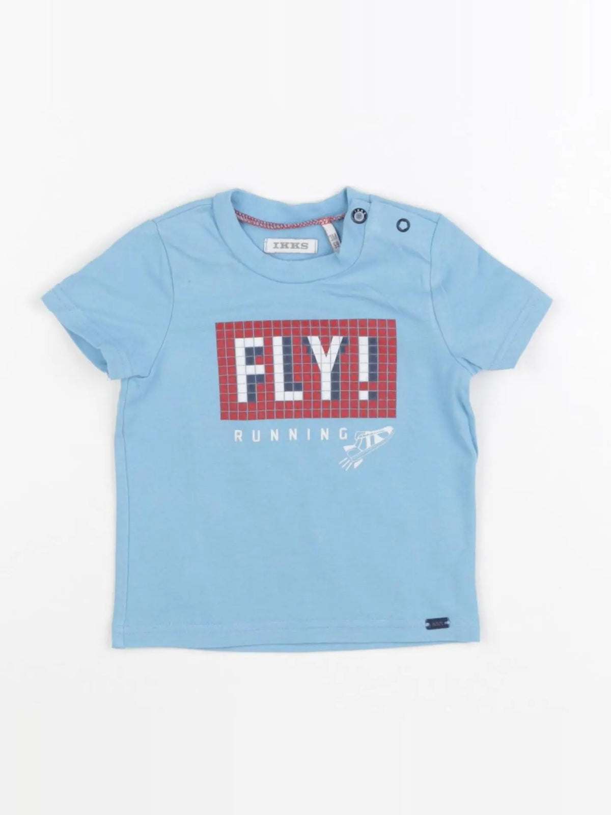 IKKS - tee-shirt bleu - 3 mois