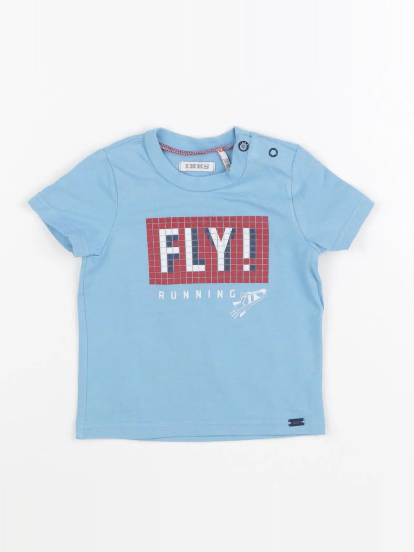 IKKS - tee-shirt bleu - 3 mois