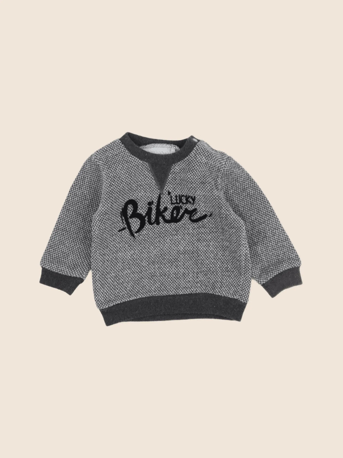 IKKS - sweat gris - 6 mois