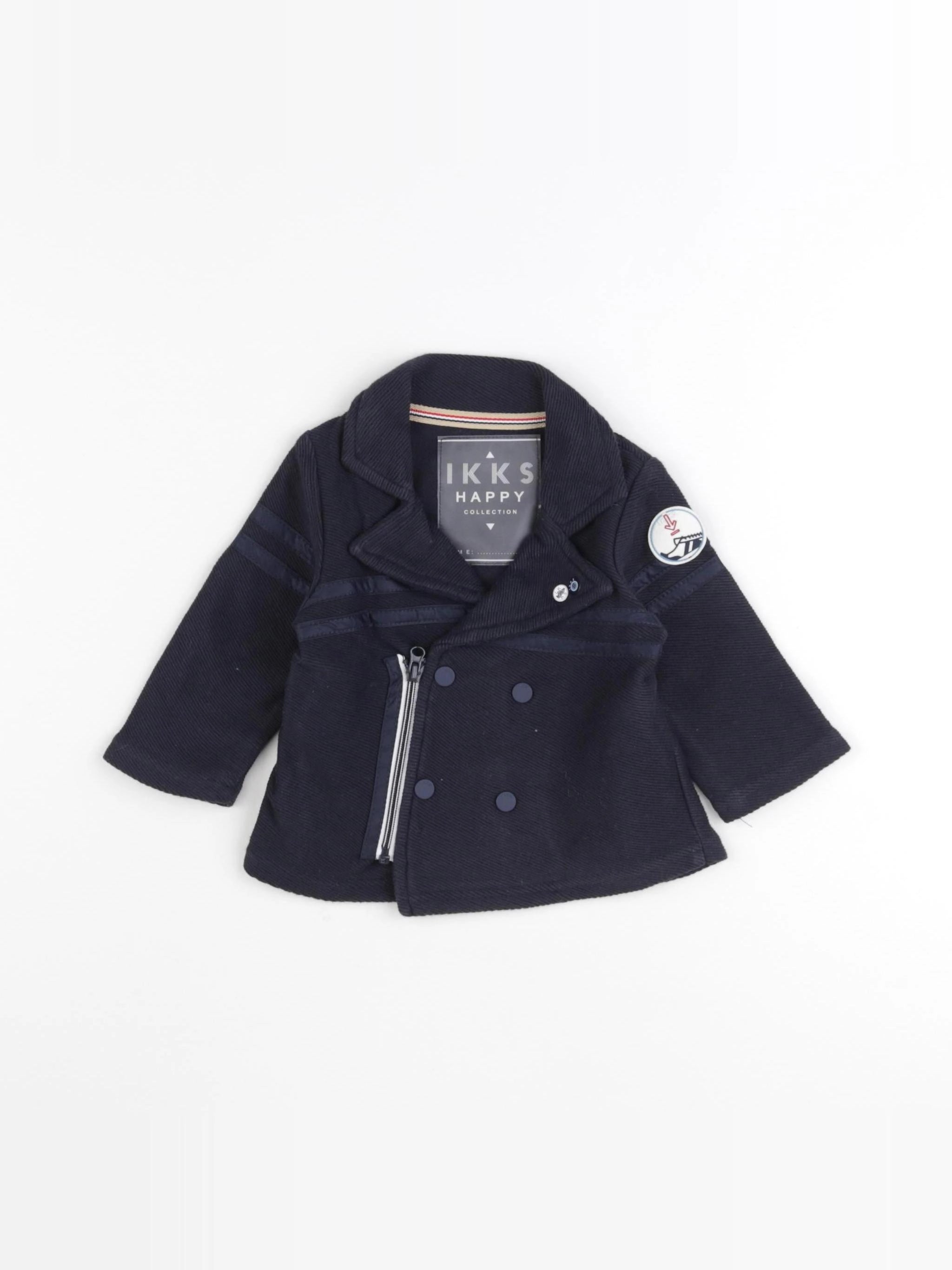 IKKS - veste bleu - 3 mois