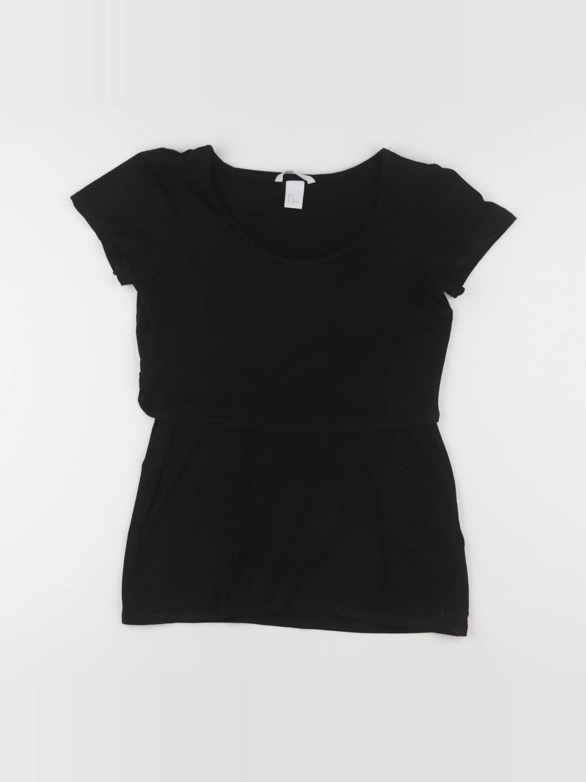 H&M - tee-shirt grossesse noir - m