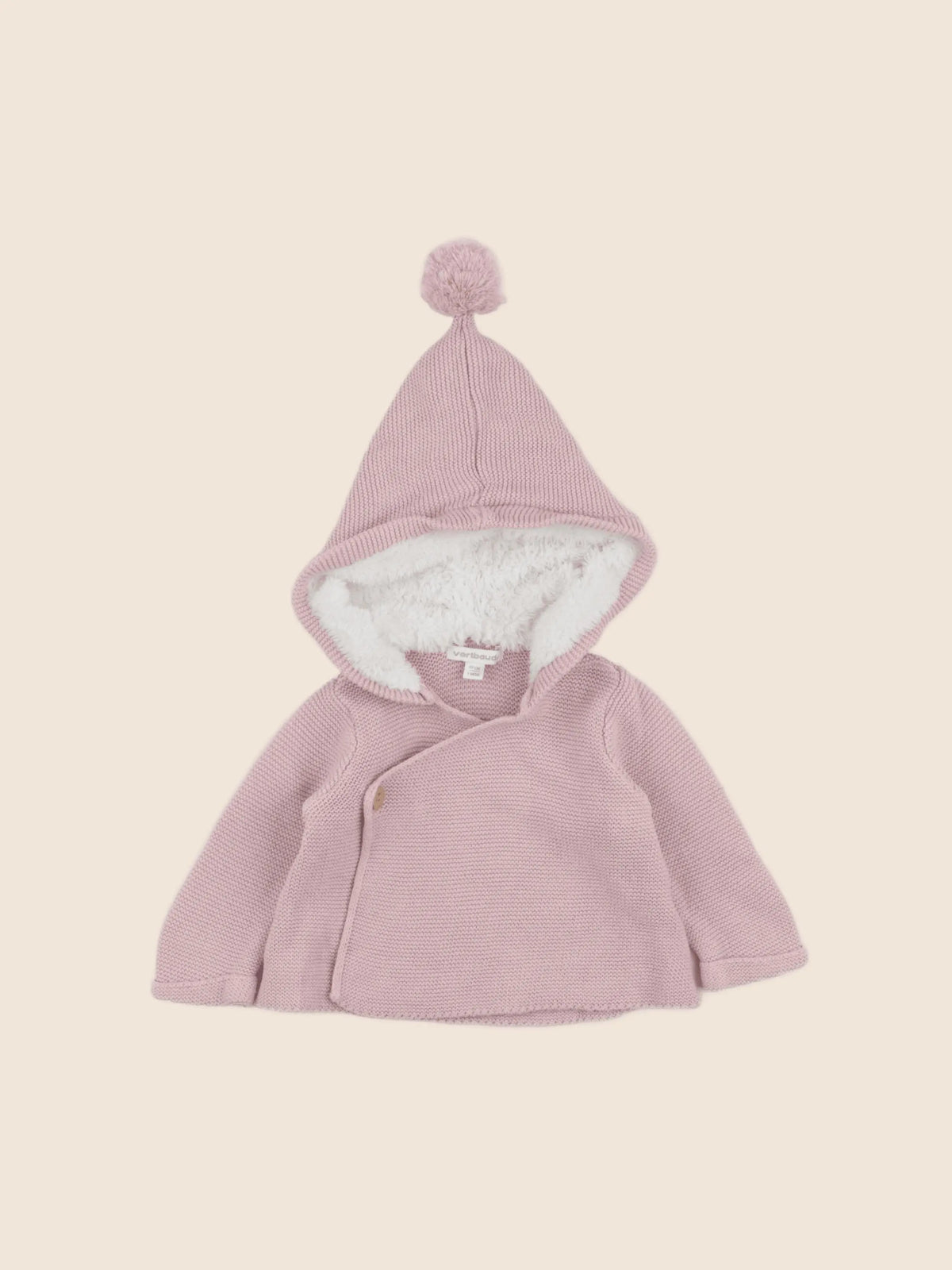 Vertbaudet - gilet rose - 6 mois