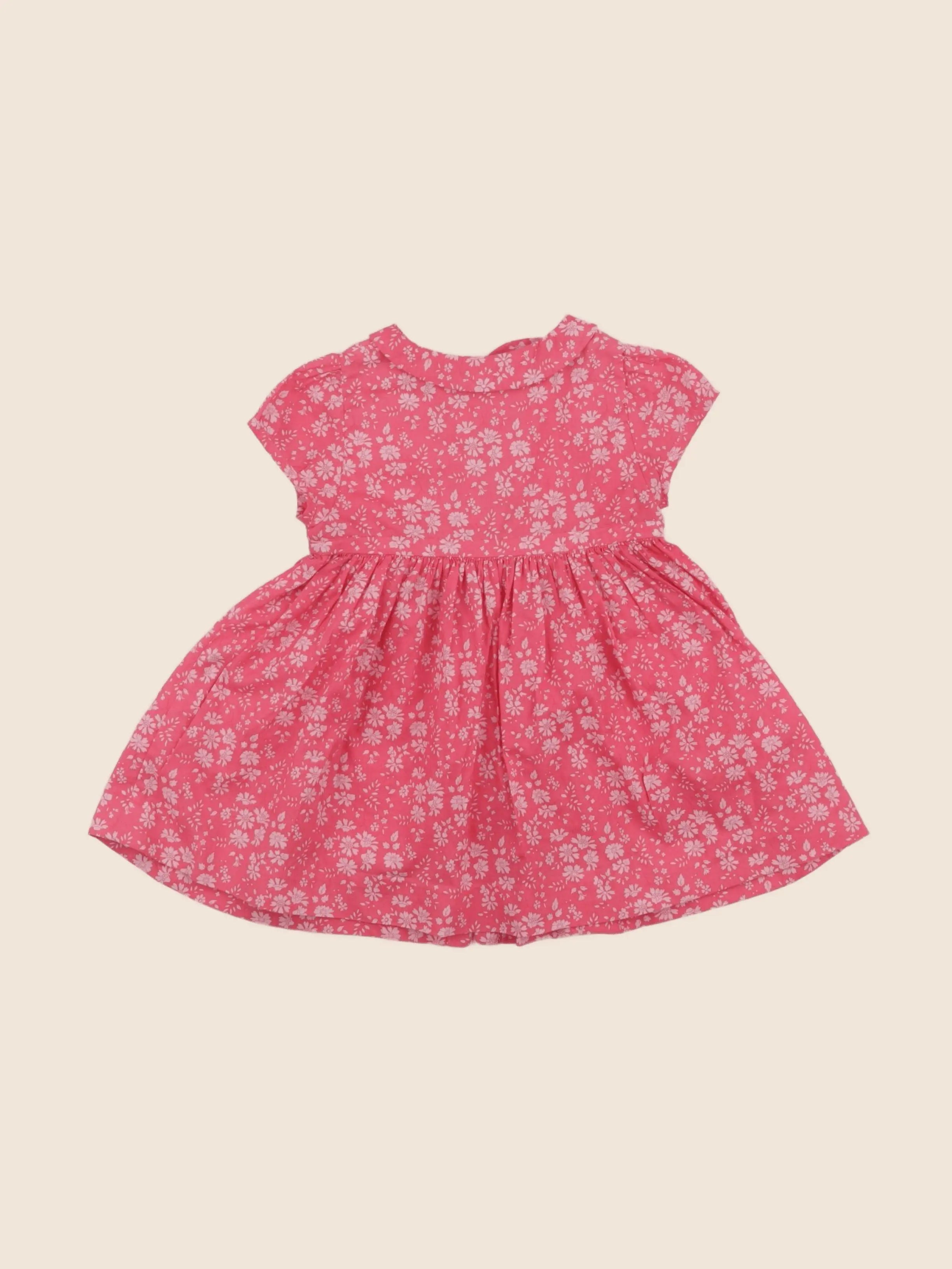 Jacadi - robe liberty rose - 12 mois