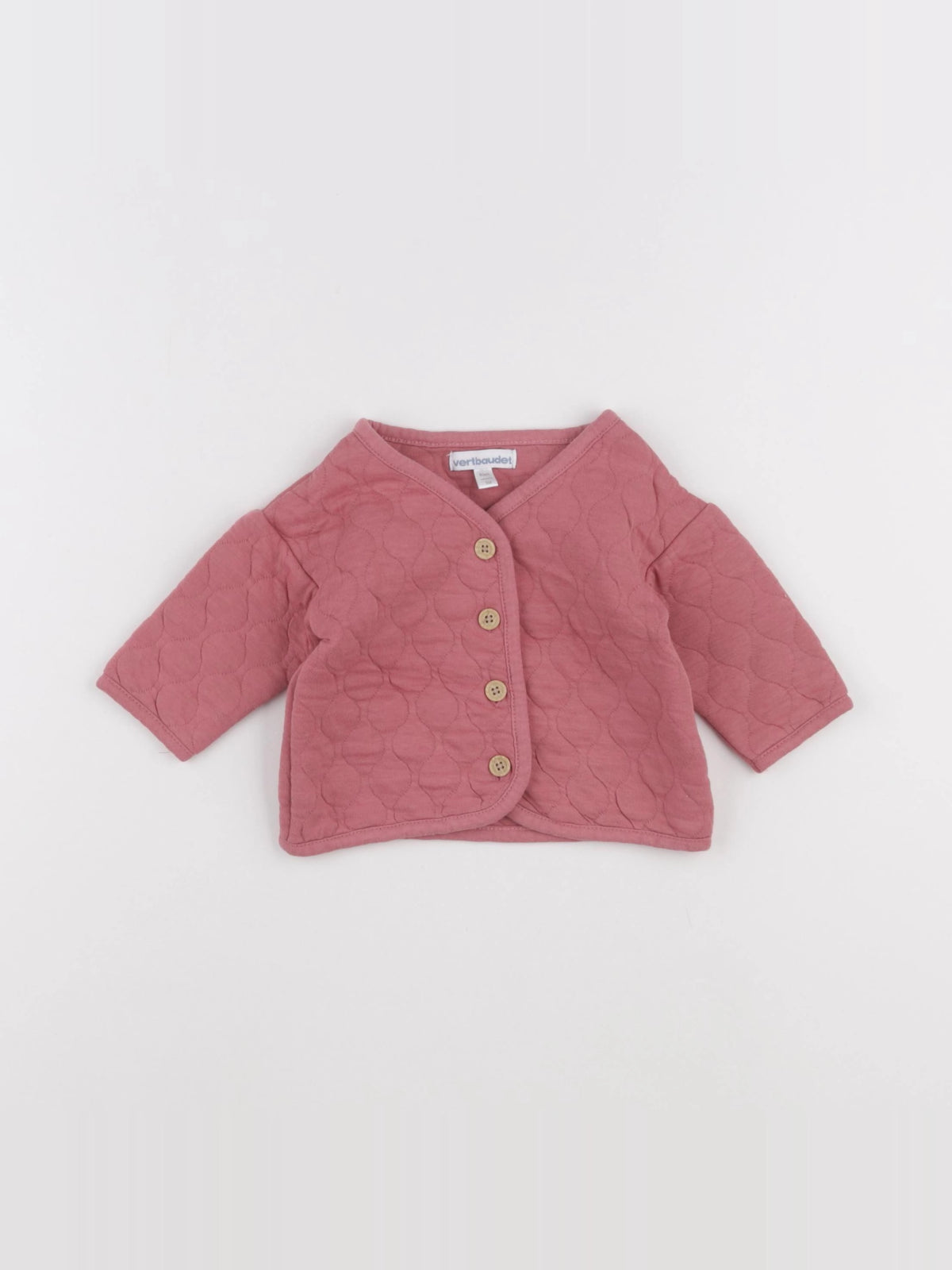 Vertbaudet - veste rose - 3 mois