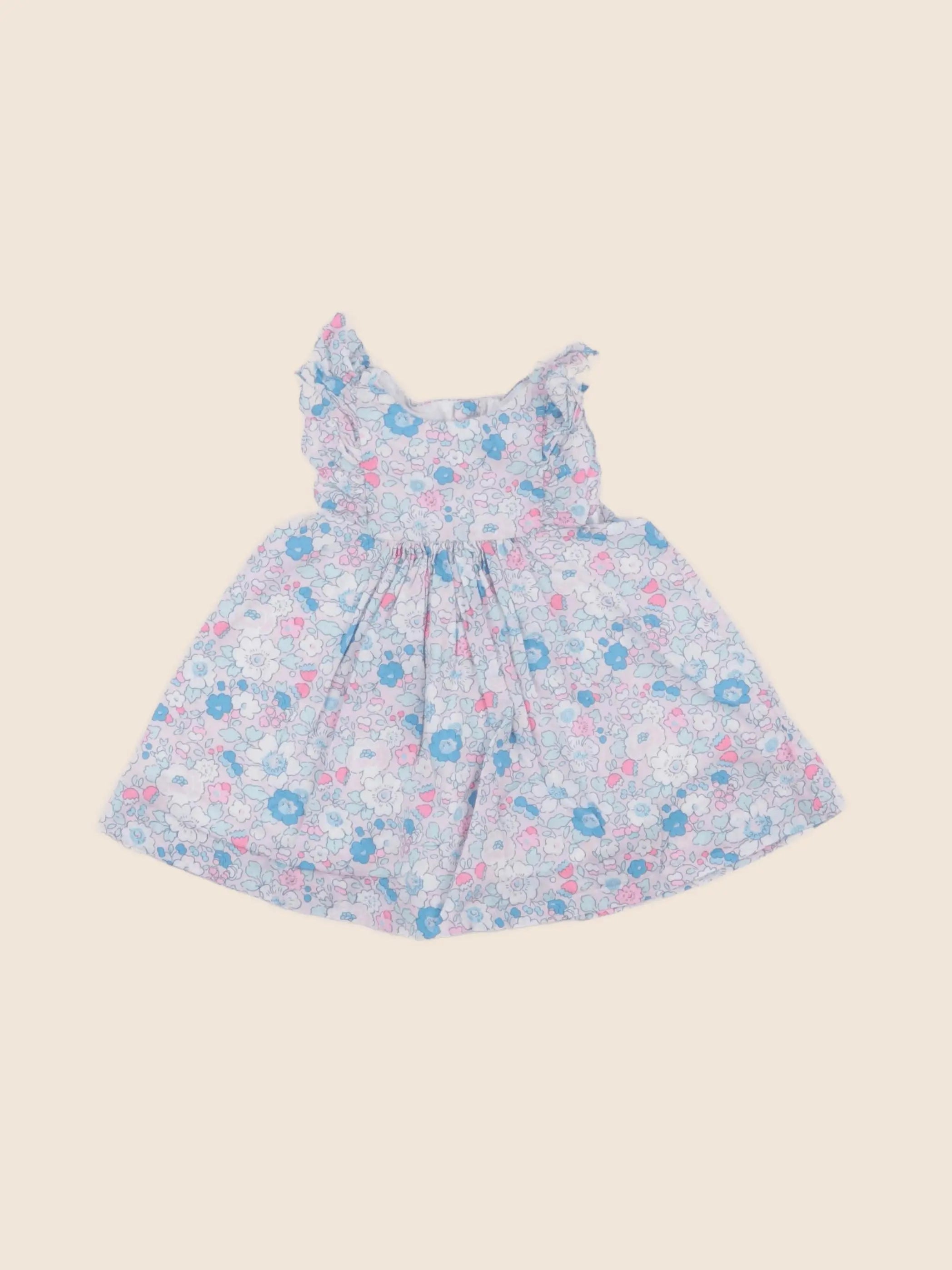 Jacadi - robe liberty multicolore - 3 mois