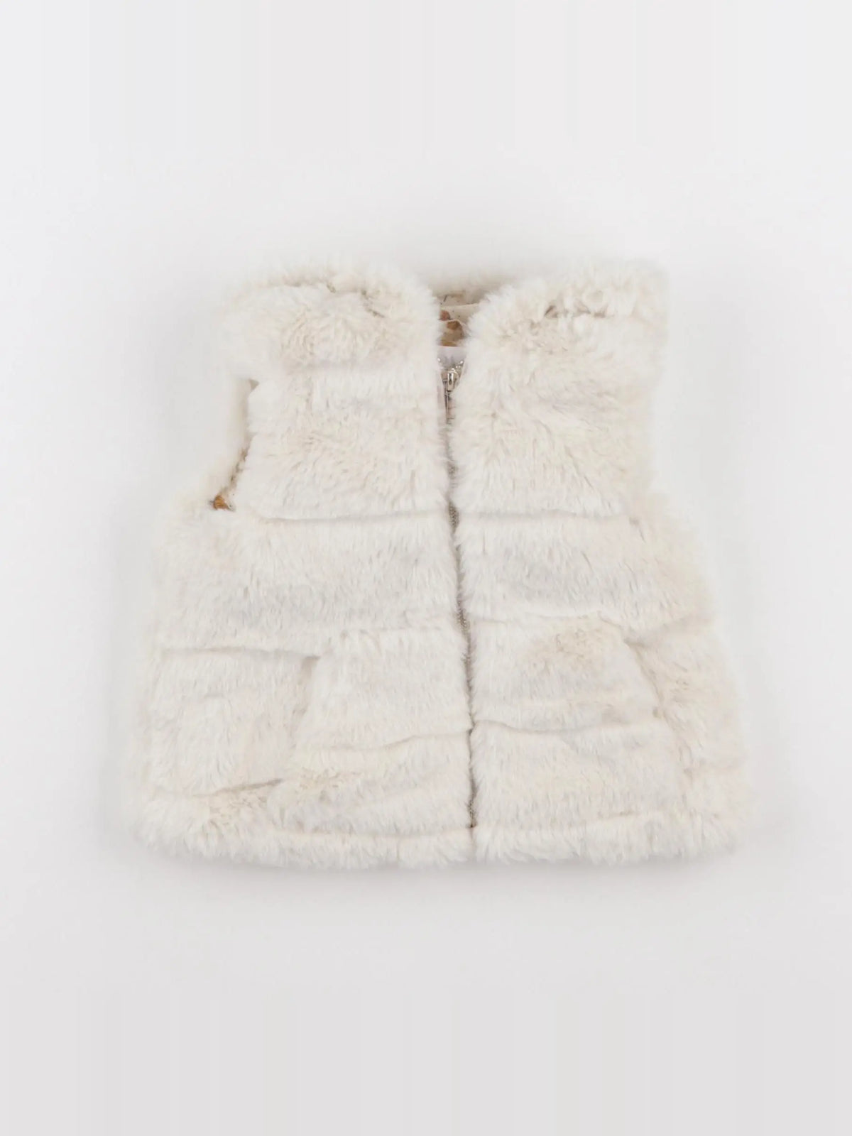 Zara - doudoune beige - 6/9 mois