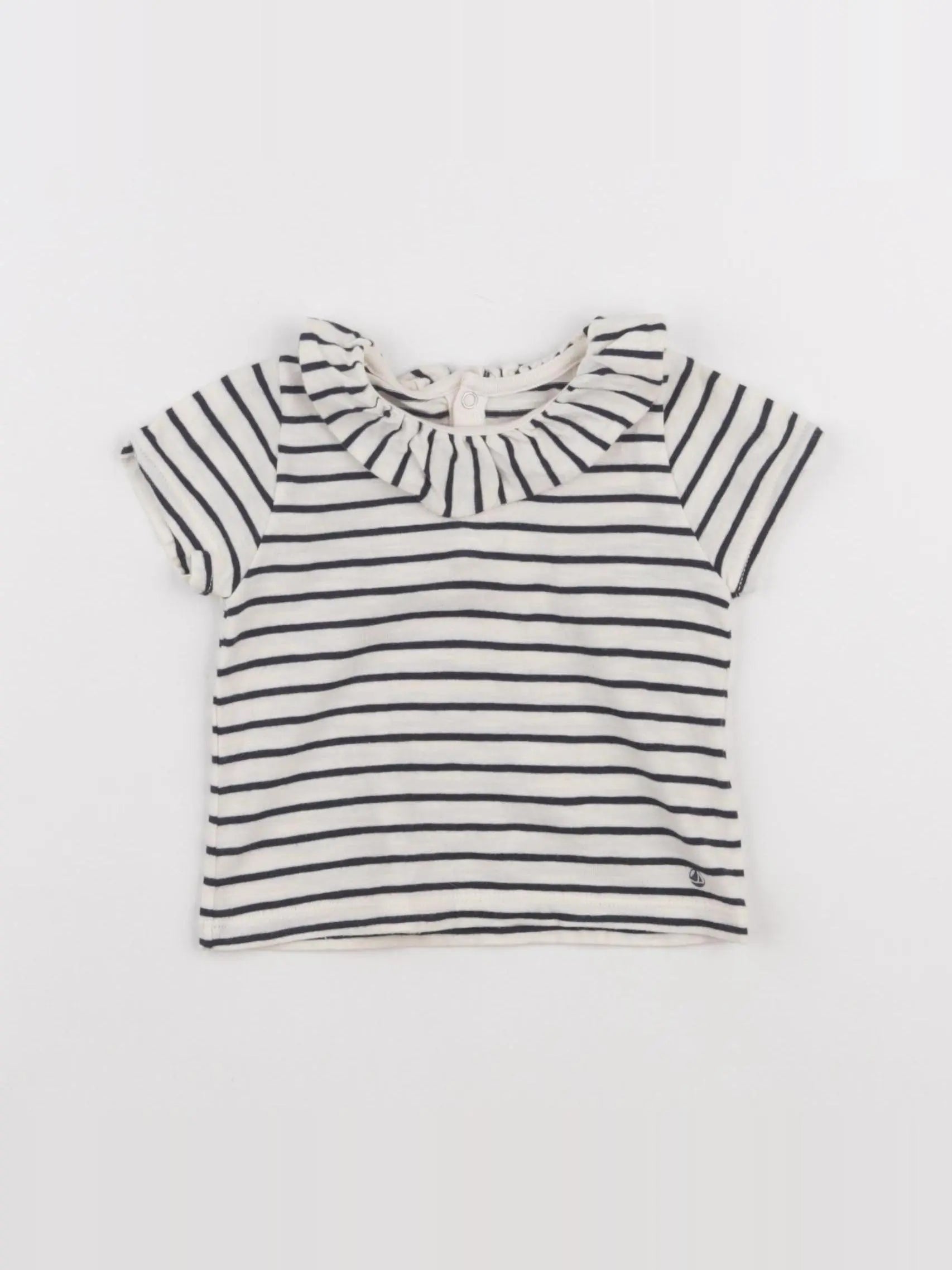 Petit Bateau - tee-shirt beige - 6 mois