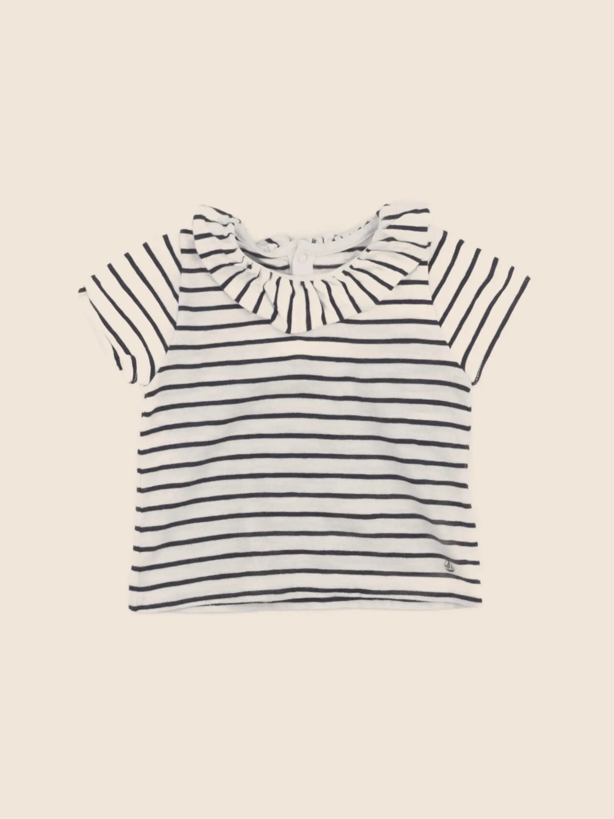 Petit Bateau - tee-shirt beige - 6 mois