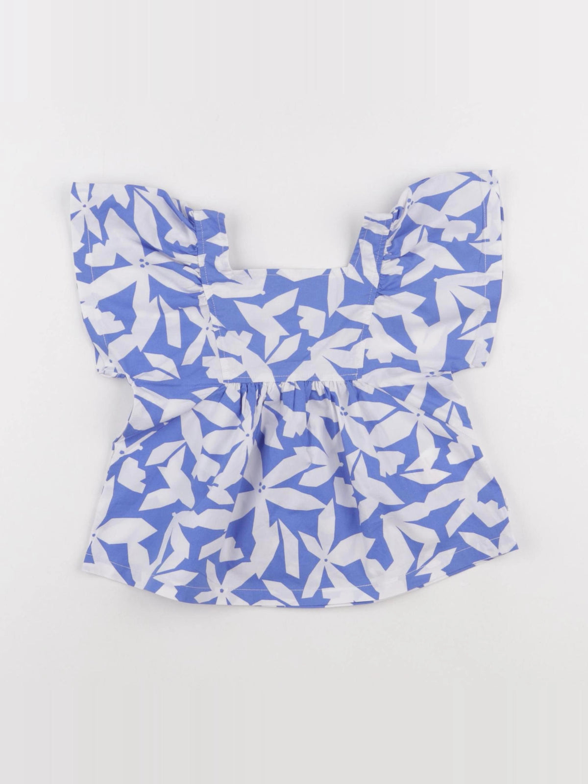 Okaidi - blouse bleu - 3 ans