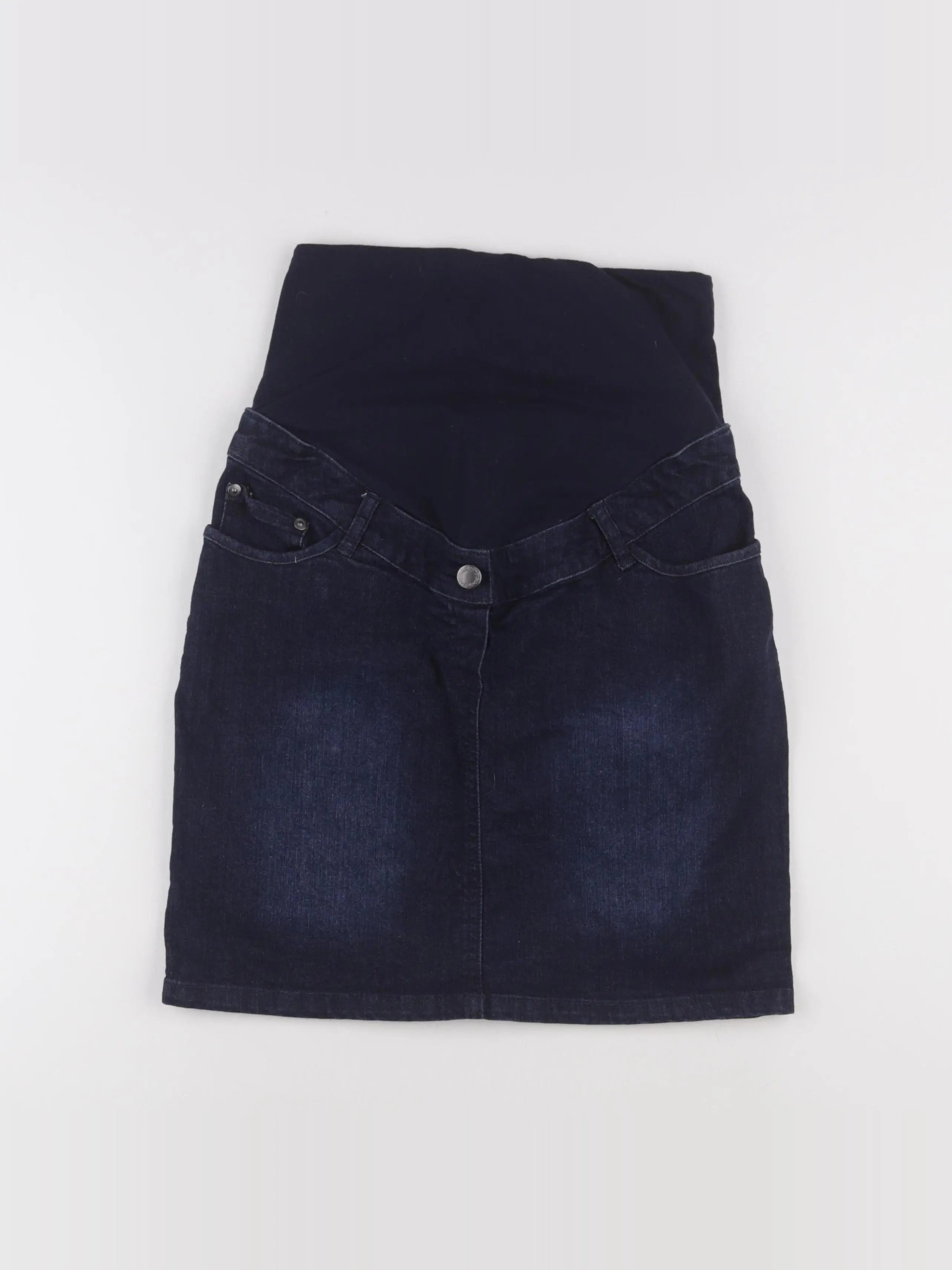 Vertbaudet - jupe grossesse bleu - 34