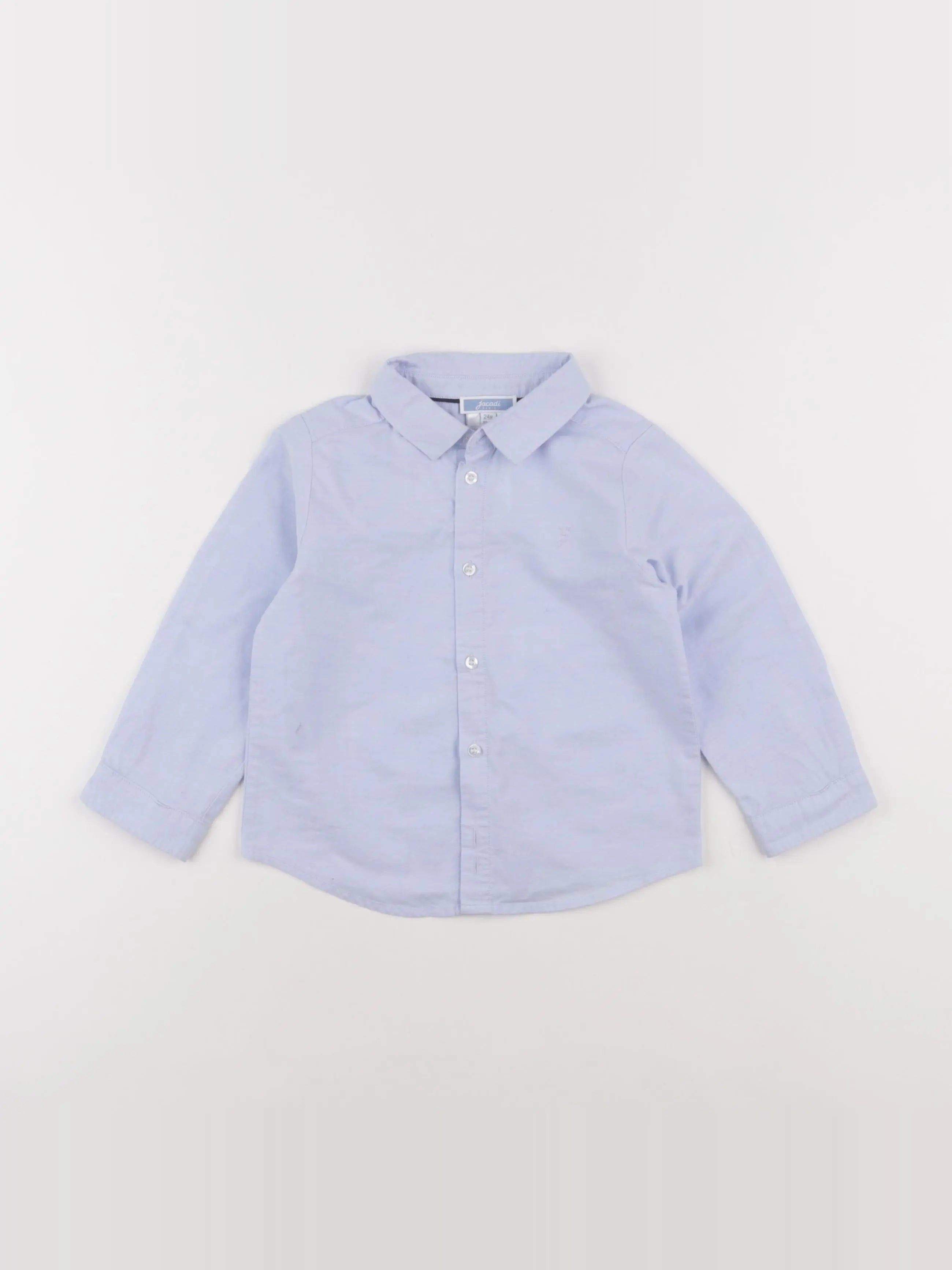 Jacadi - chemise bleu - 24 mois