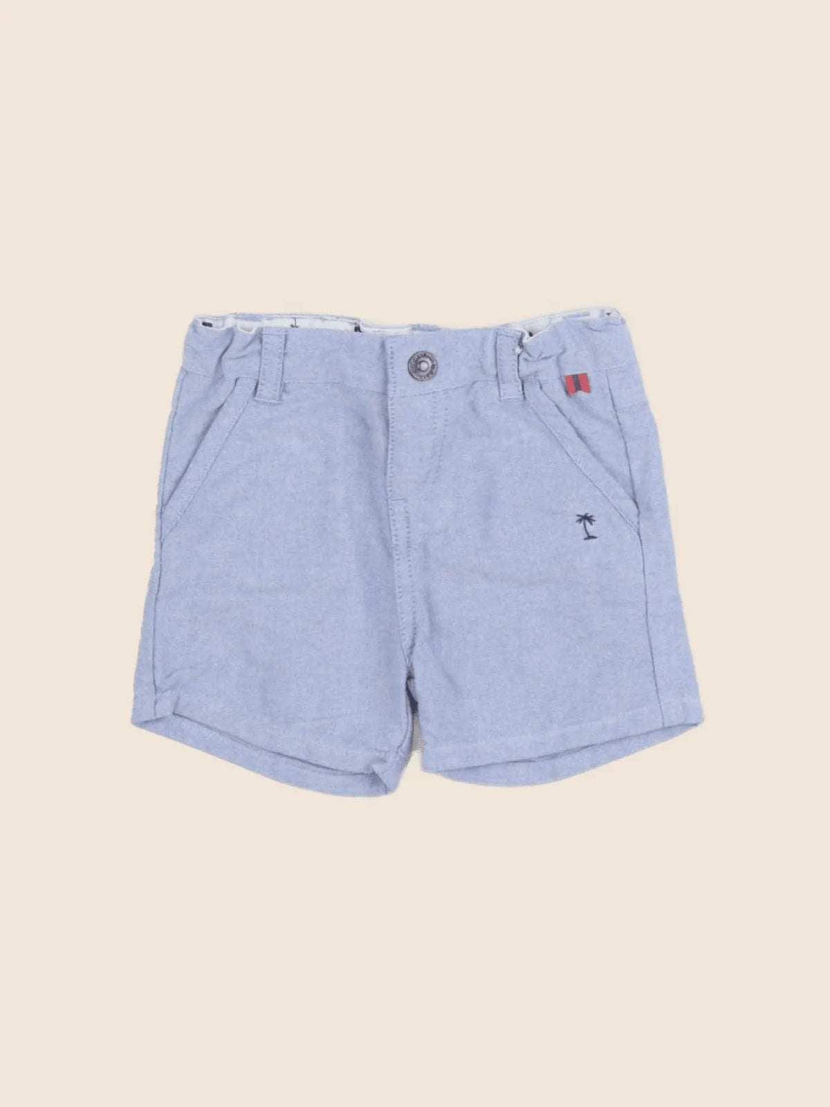 Cadet Rousselle - short bleu - 6 mois