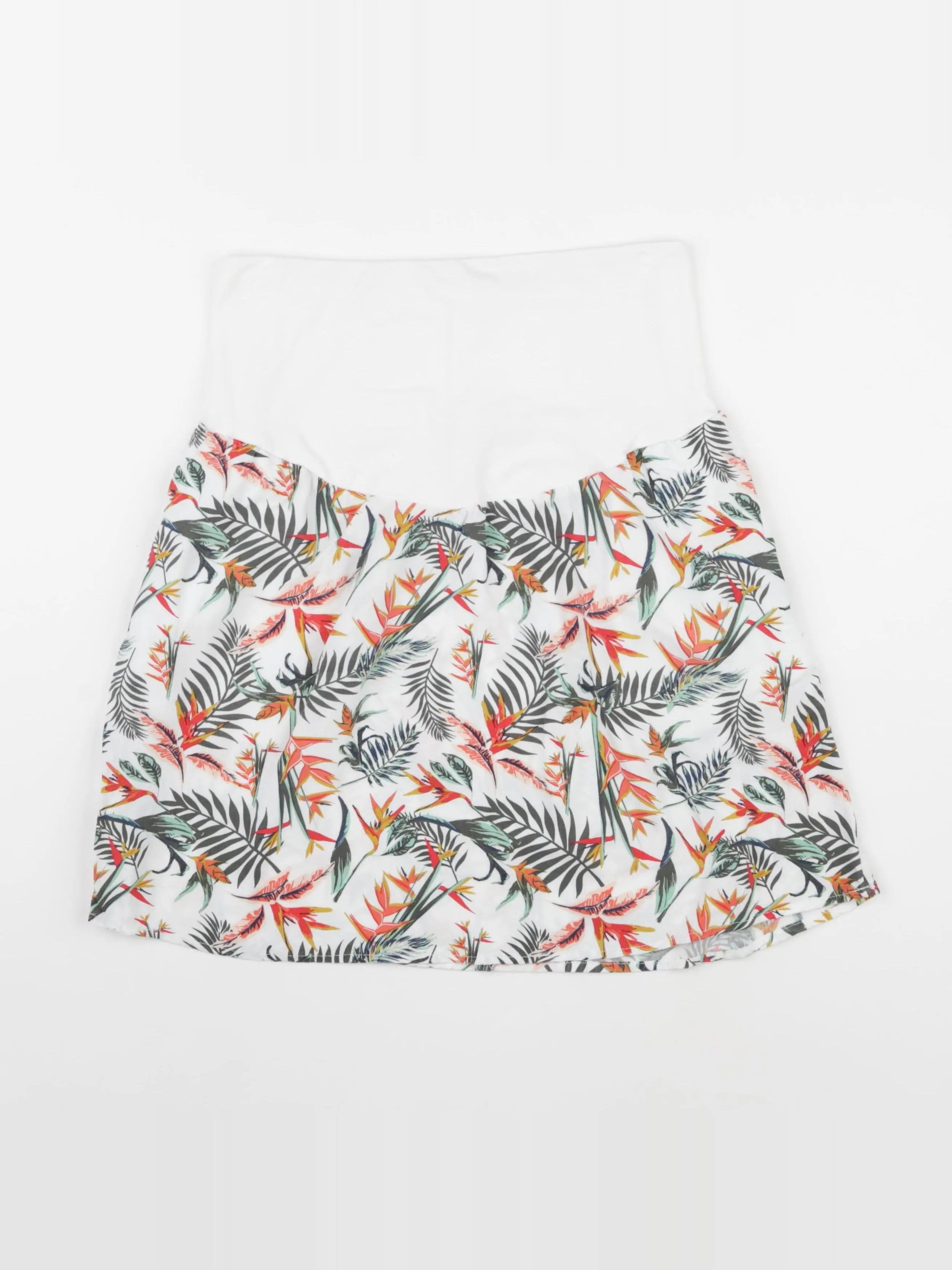 Kiabi - jupe grossesse blanc, vert - 36