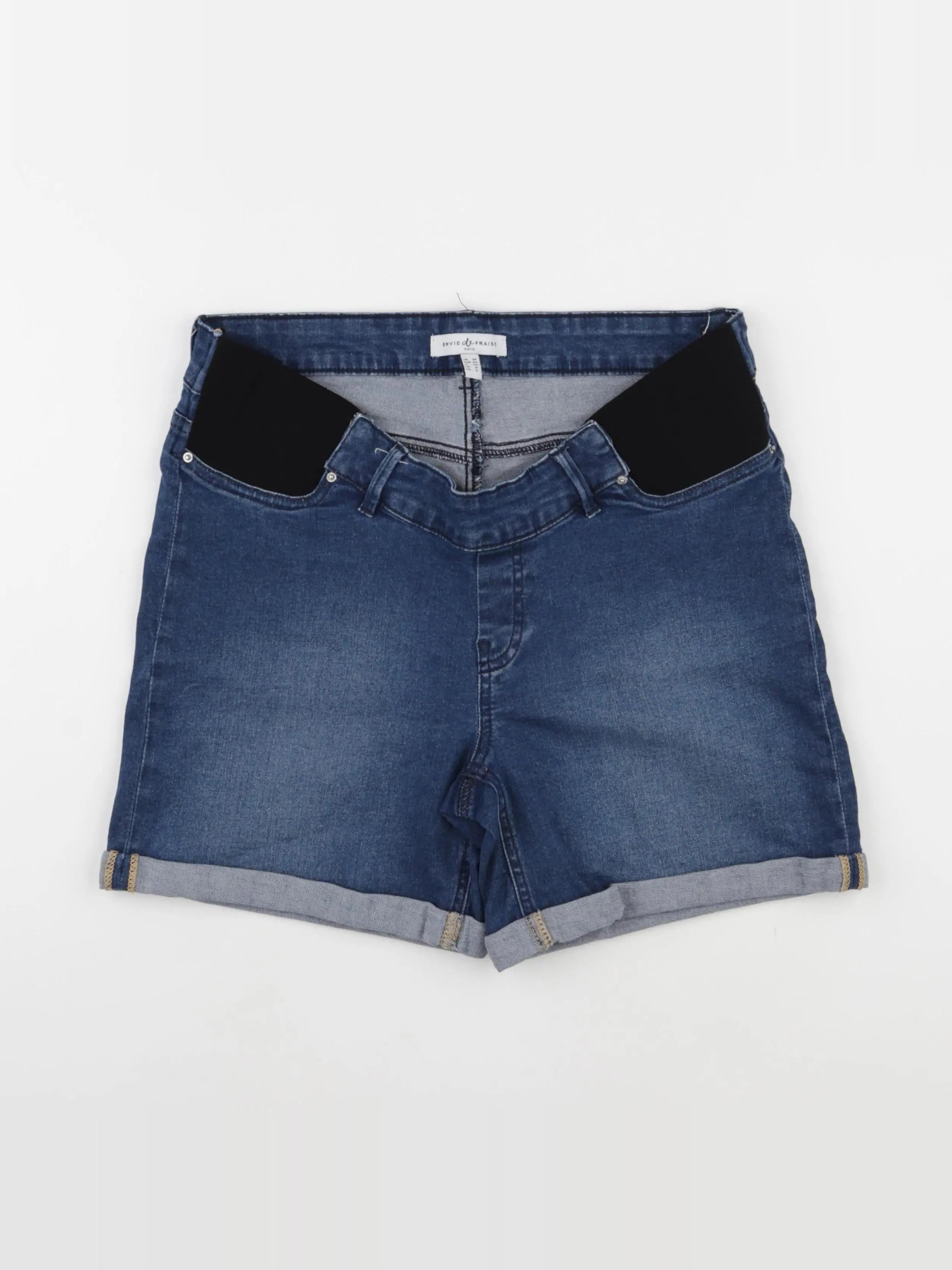 Envie de fraise - short grossesse bleu - 36