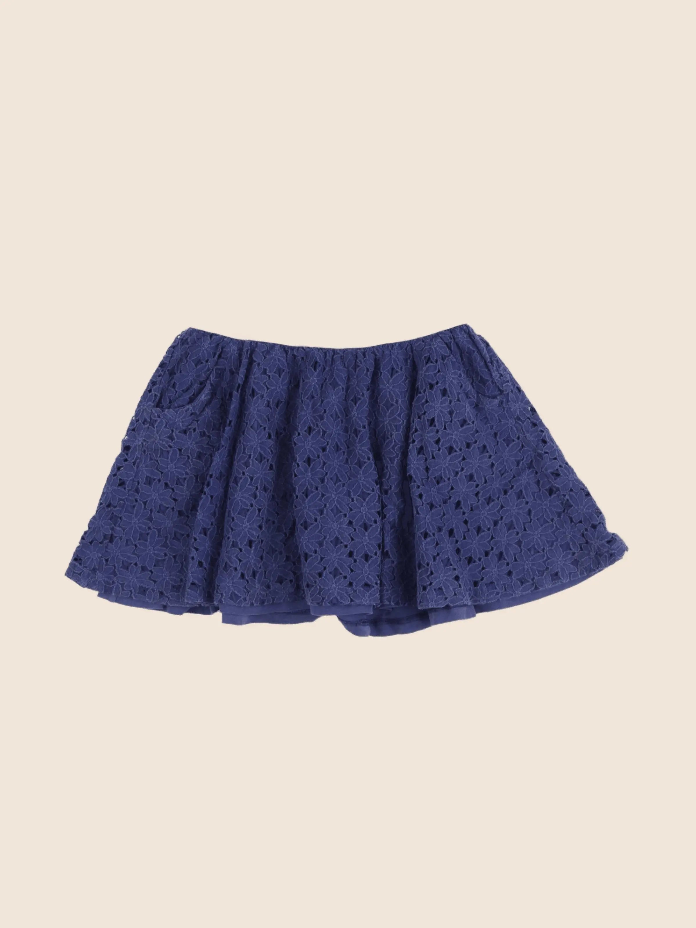 Vertbaudet - jupe bleu - 8 ans