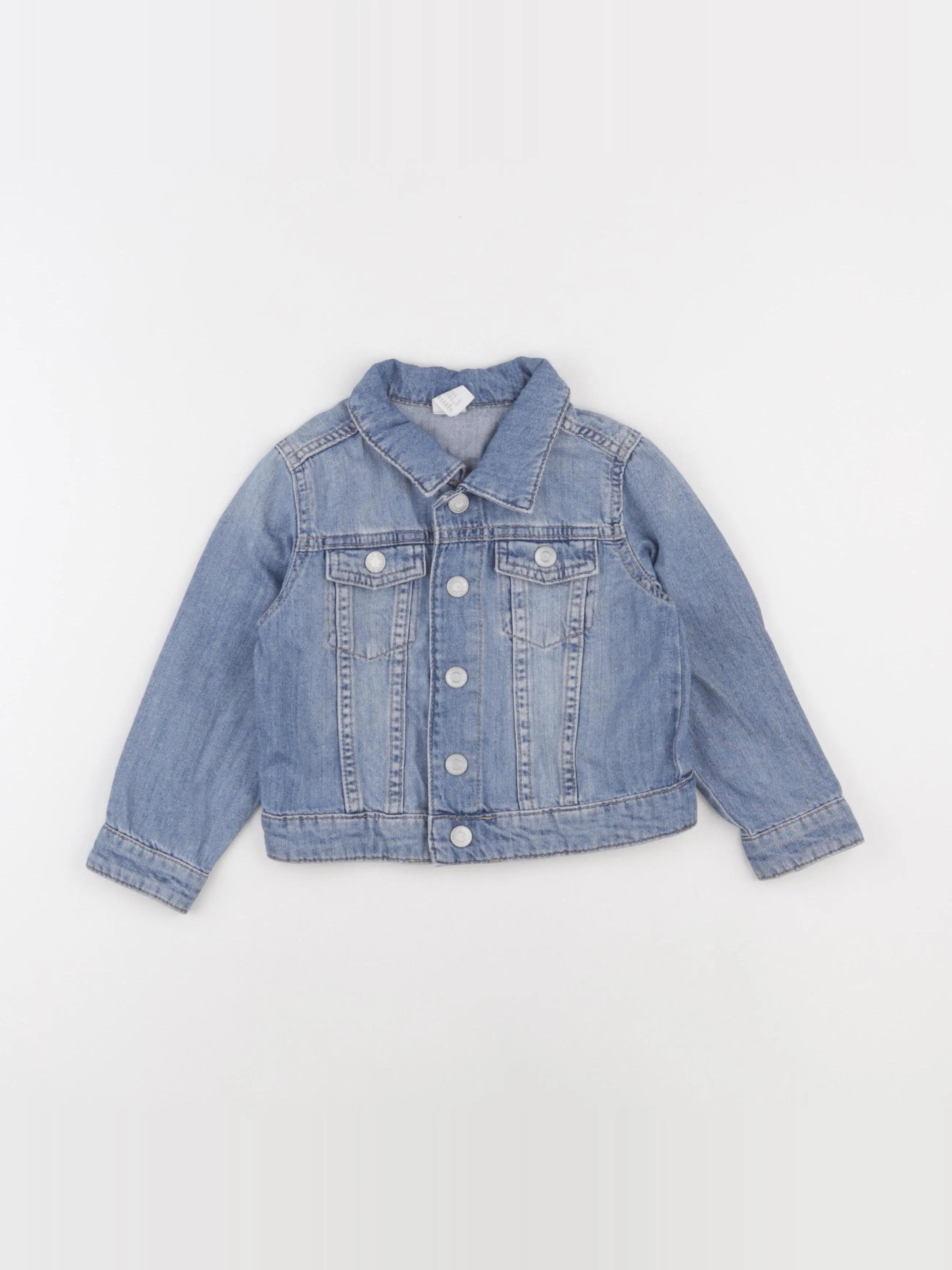 H&M - veste bleu - 2 ans