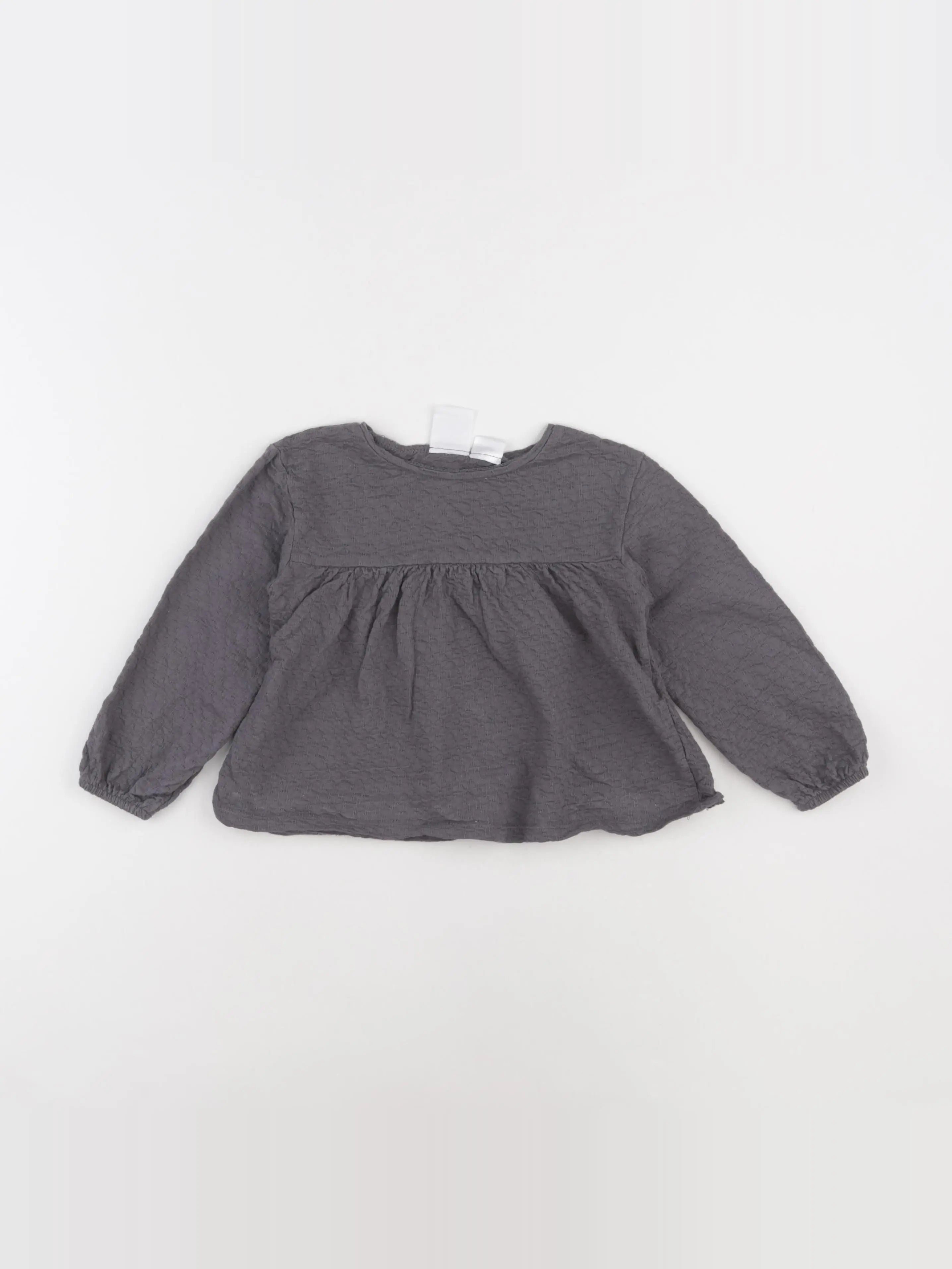 Zara - tee-shirt gris - 18/24 mois