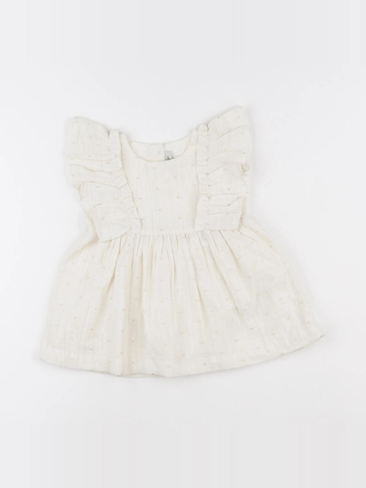 Natalys - robe beige, or - 6 mois