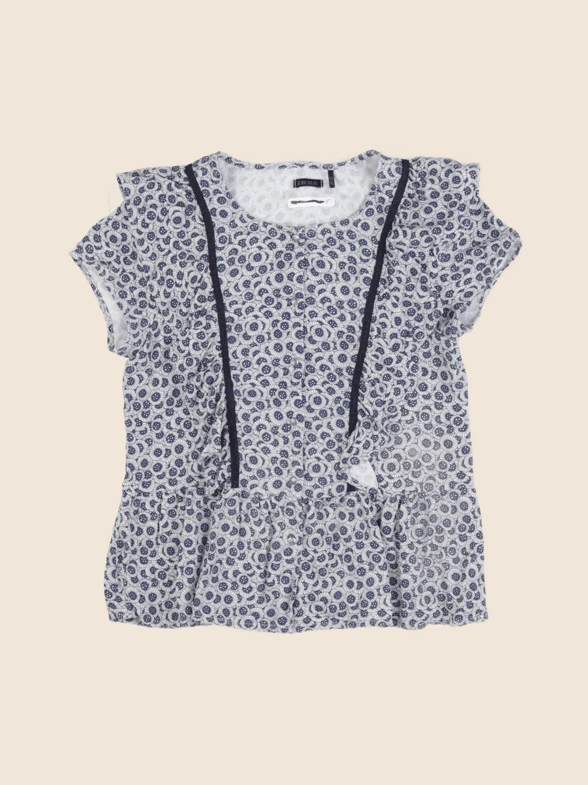 IKKS - blouse bleu - 12 ans
