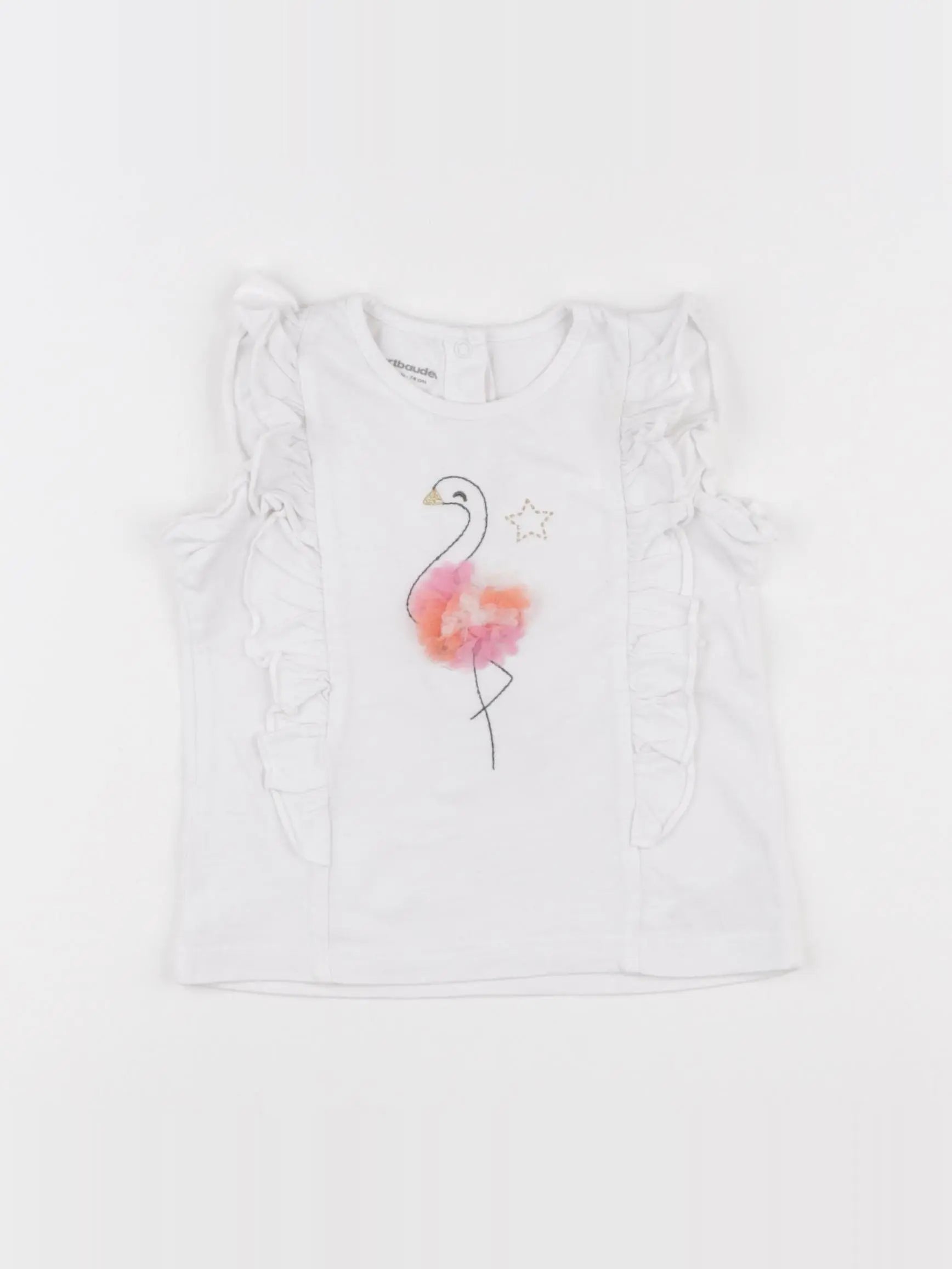 Vertbaudet - débardeur blanc - 12 mois